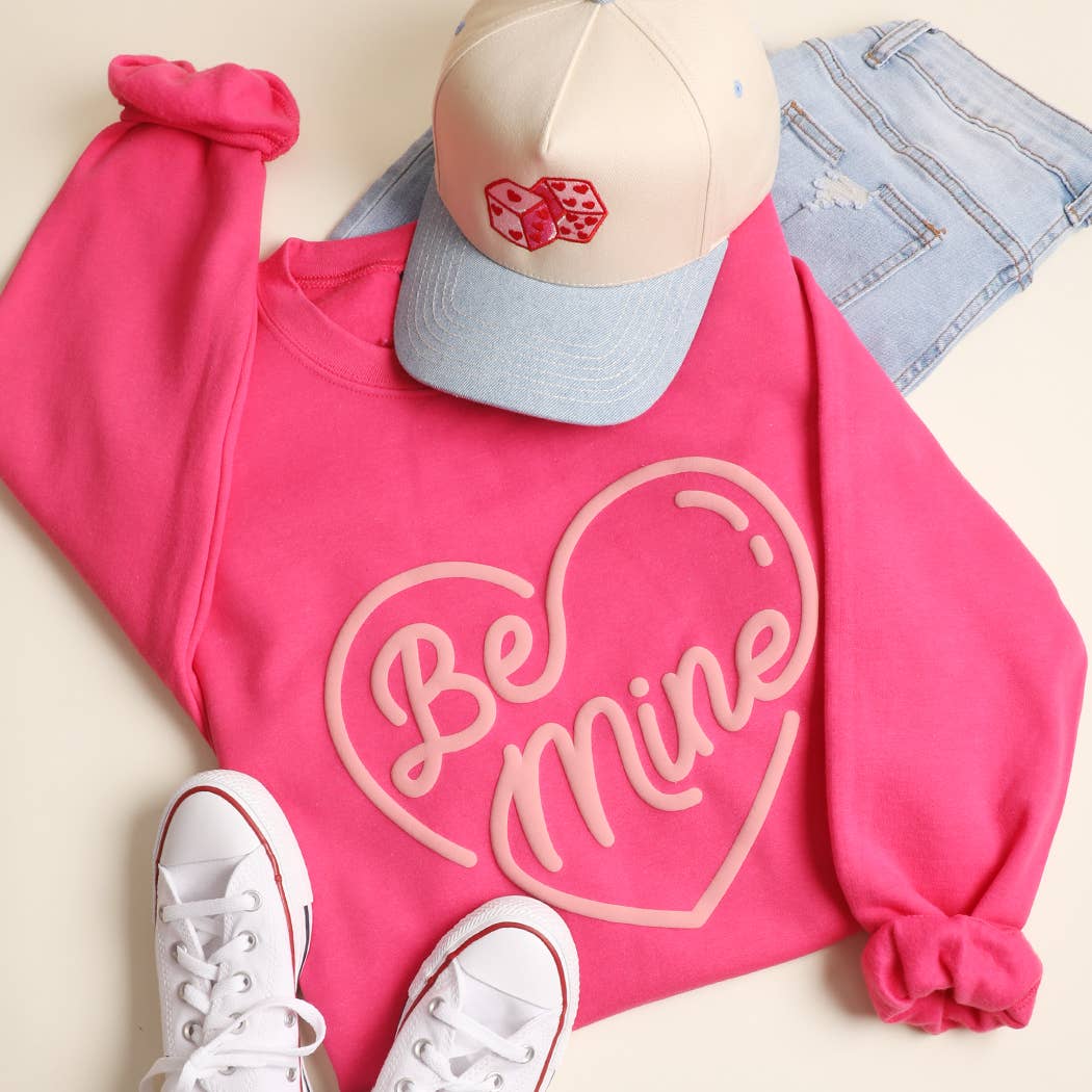 Be Mine Puff Heavyweight Sweatshirt T-Shirts, Hoodie | PodTeesHub.com