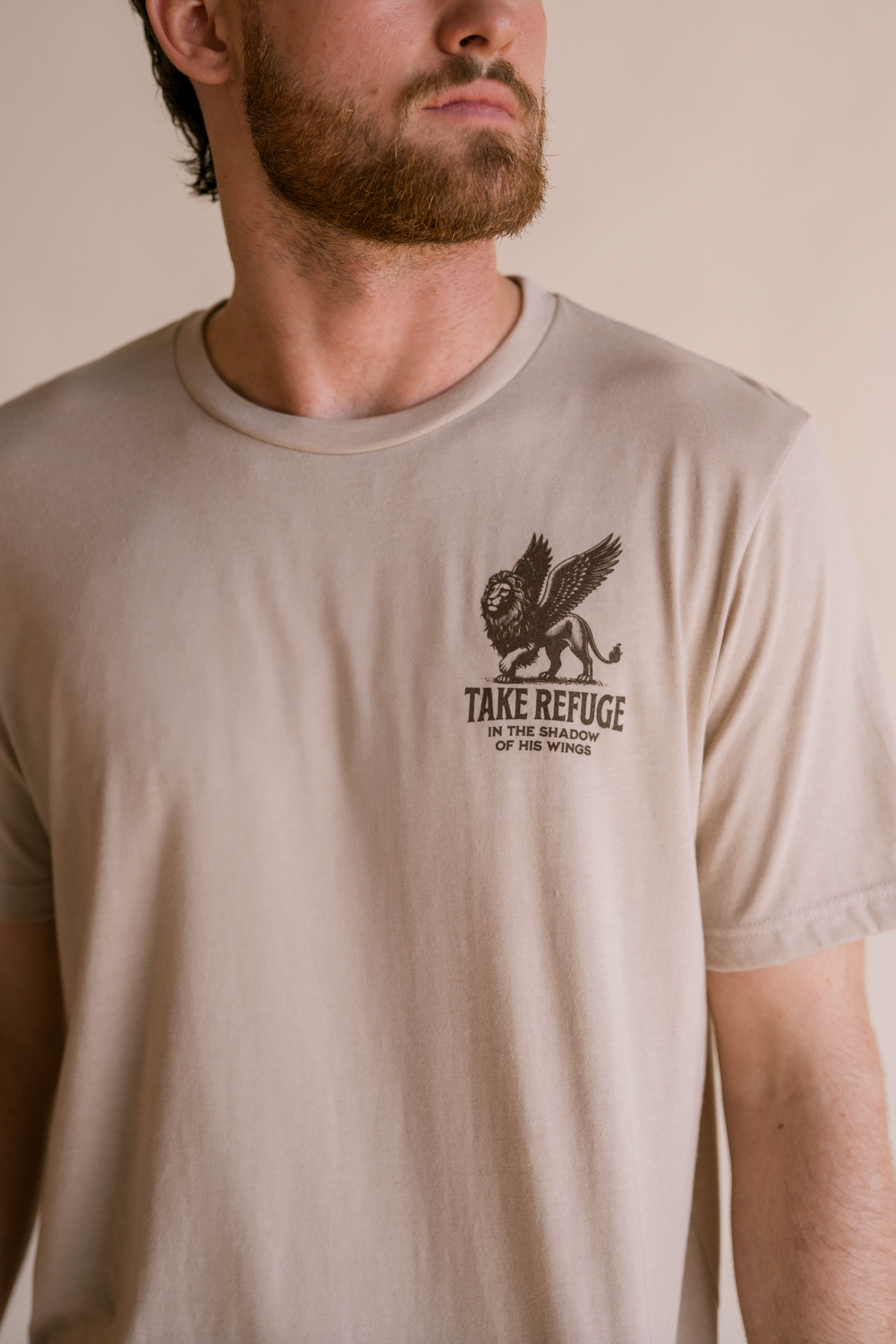Take Refuge Tee- Mens | Christian Tee Hoodie, Sweatshirt | PodTeesHub.com