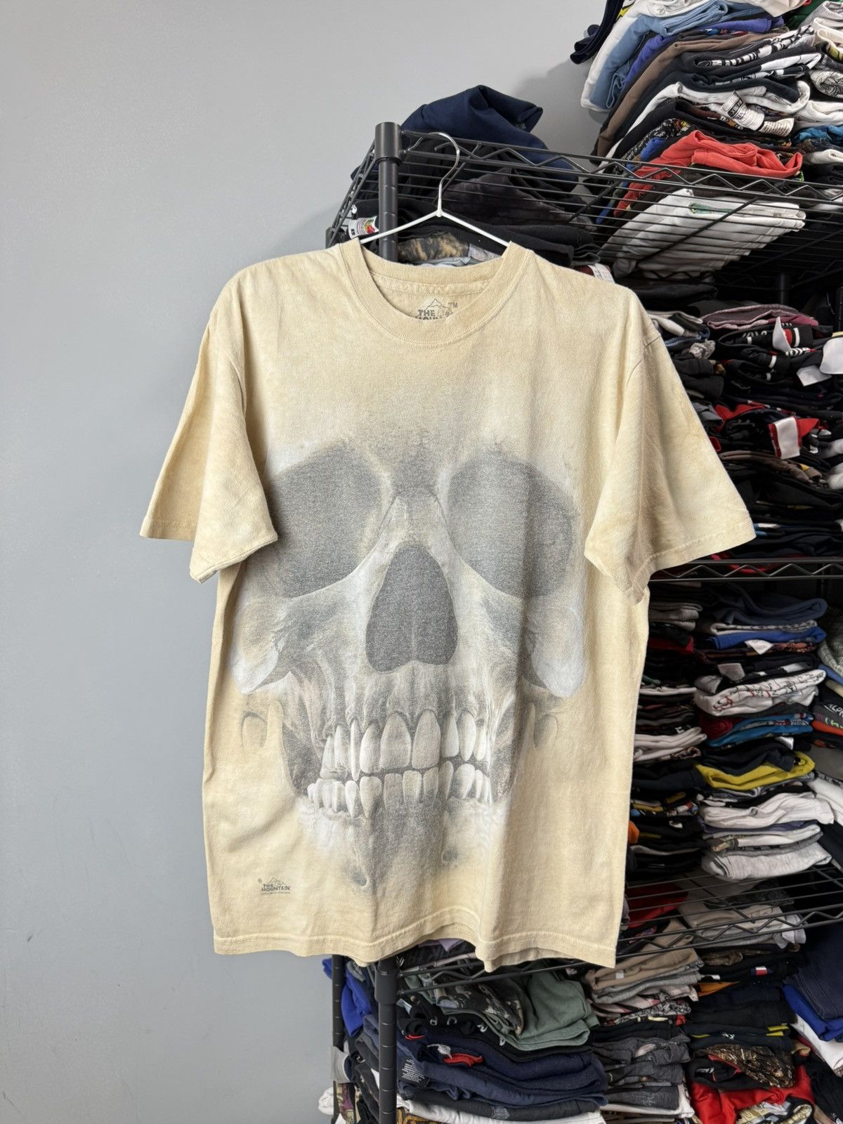 Other 2013 Vintage Scull Print T Shirt Liquid Blue Vtg Hype Hoodie, Sweatshirt | PodTeesHub.com