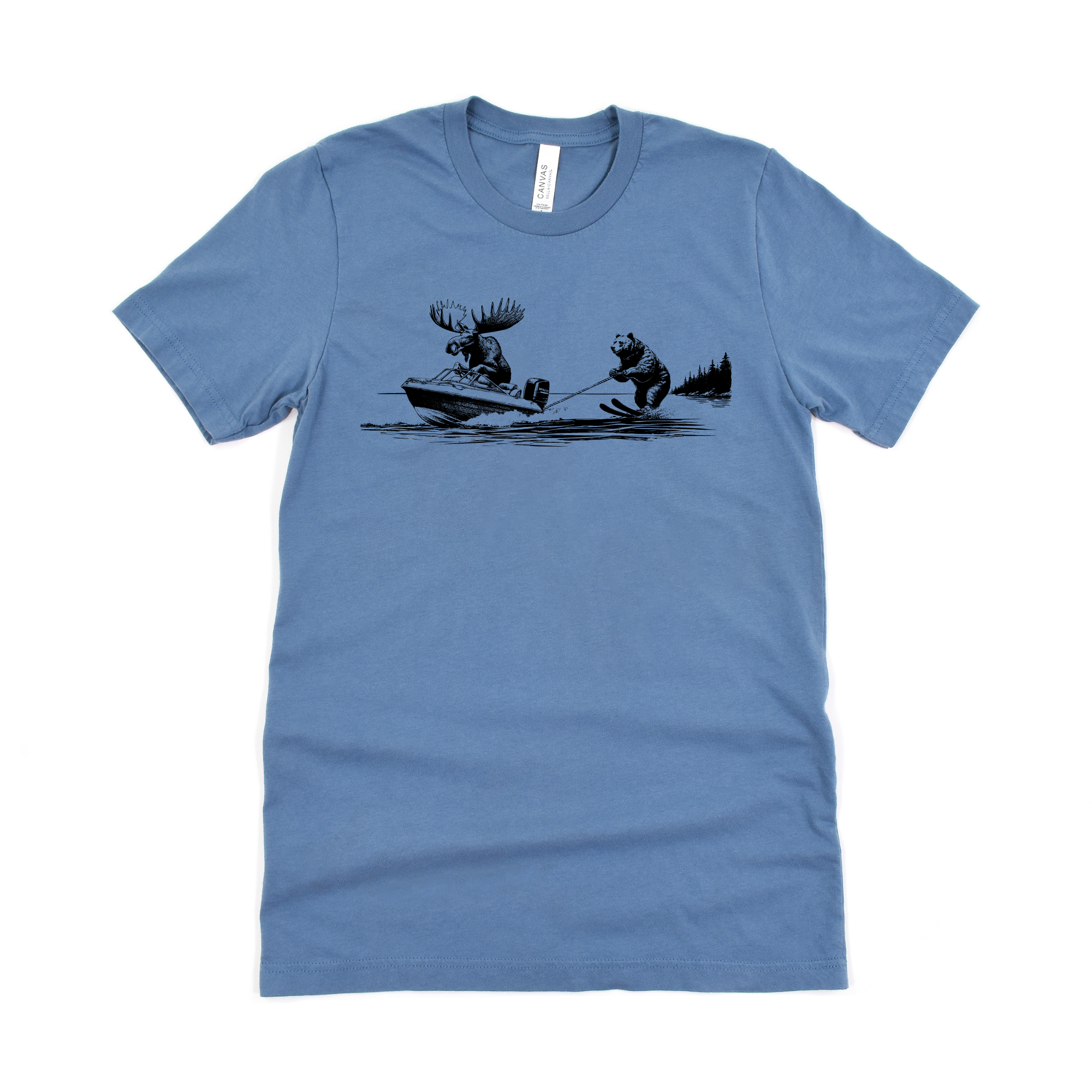 Moose & Bear Boating Tshirt 209 Hoodie, Sweatshirt | PodTeesHub.com