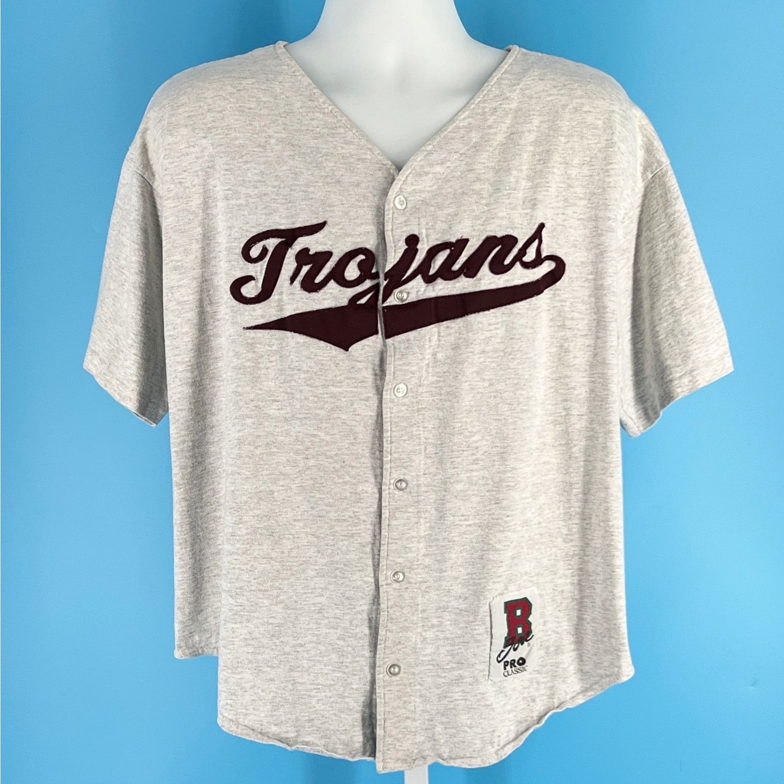 Vintage 90s Trojans Boa Resort Baseball Shirt 1990s Vintage Hoodie, Sweatshirt | PodTeesHub.com