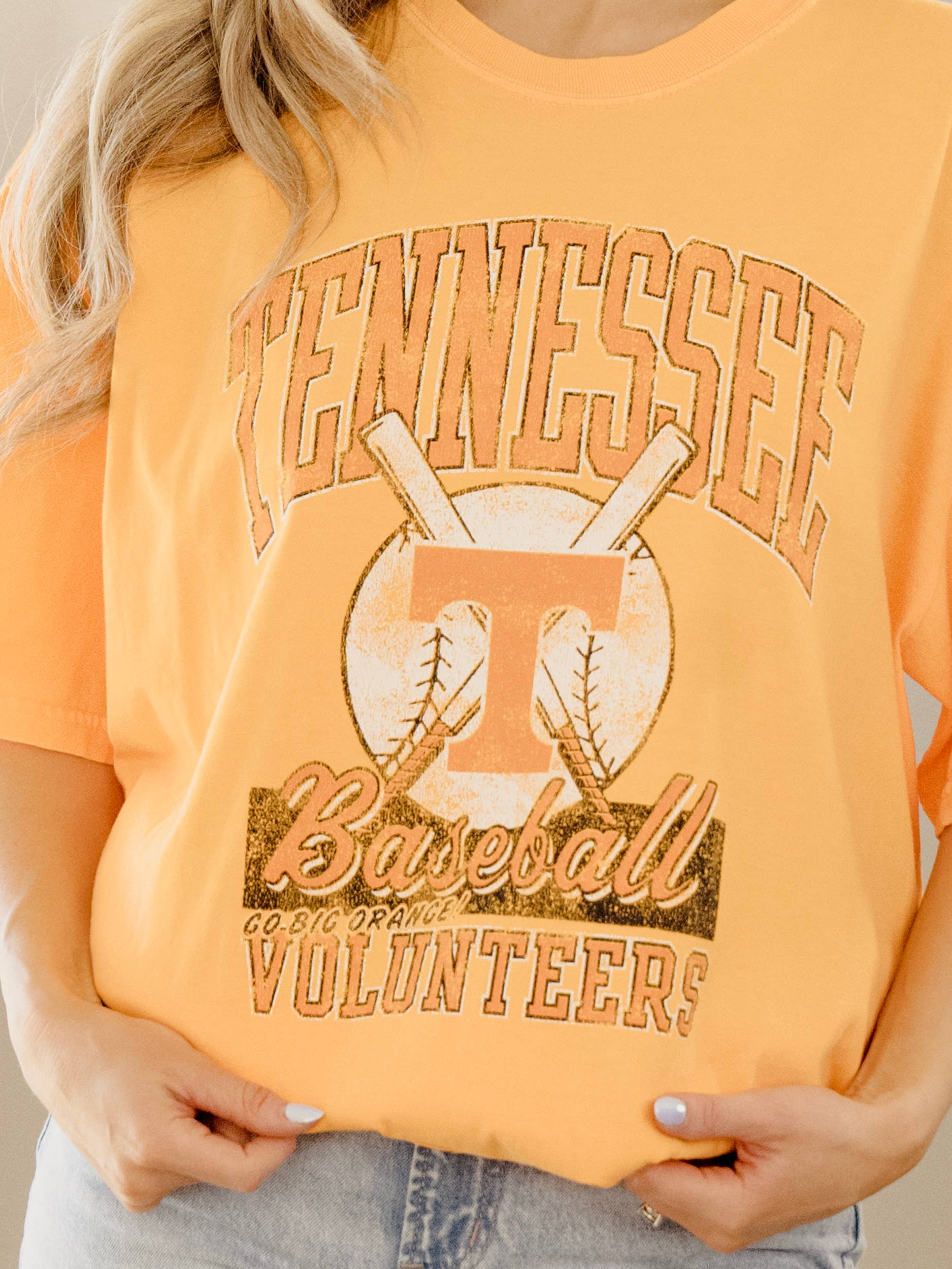 Tennessee Vols Baseball Orange Comfort Colors Tee Hoodie, Sweatshirt | PodTeesHub.com