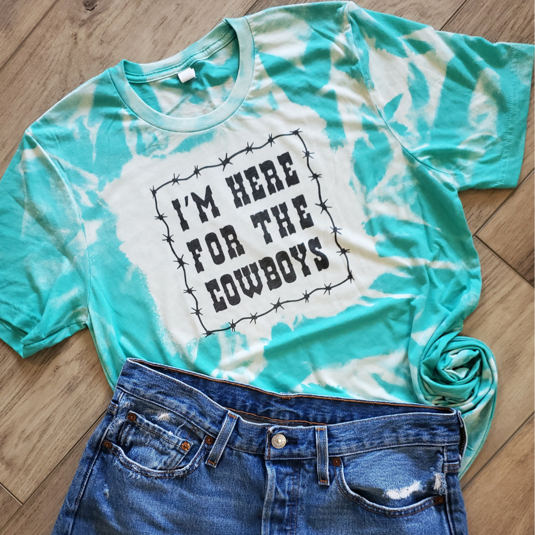 I'm Here For the Cowboys Western Graphic T-Shirt Hoodie, Sweatshirt | PodTeesHub.com