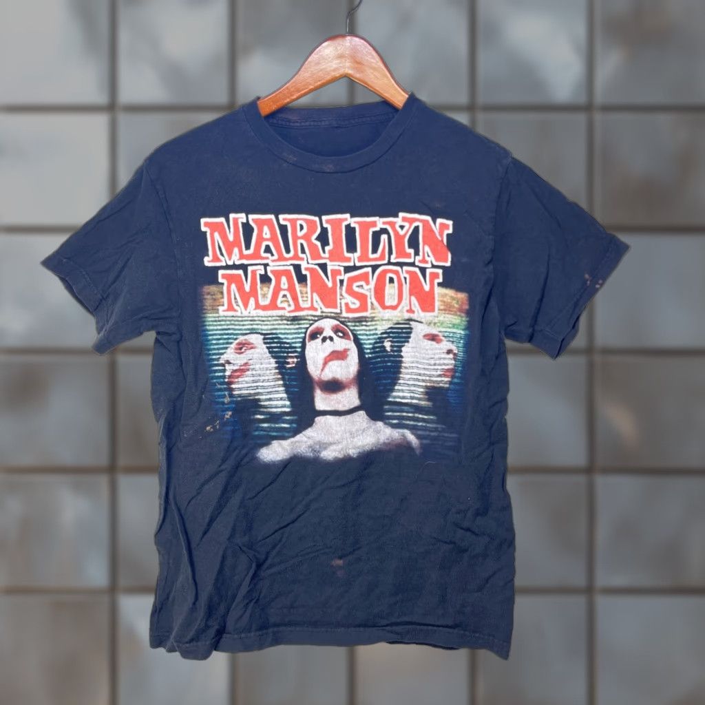 Vintage Marilyn Manson Y2k Band Medium T-Shirts, Hoodie, Sweatshirt