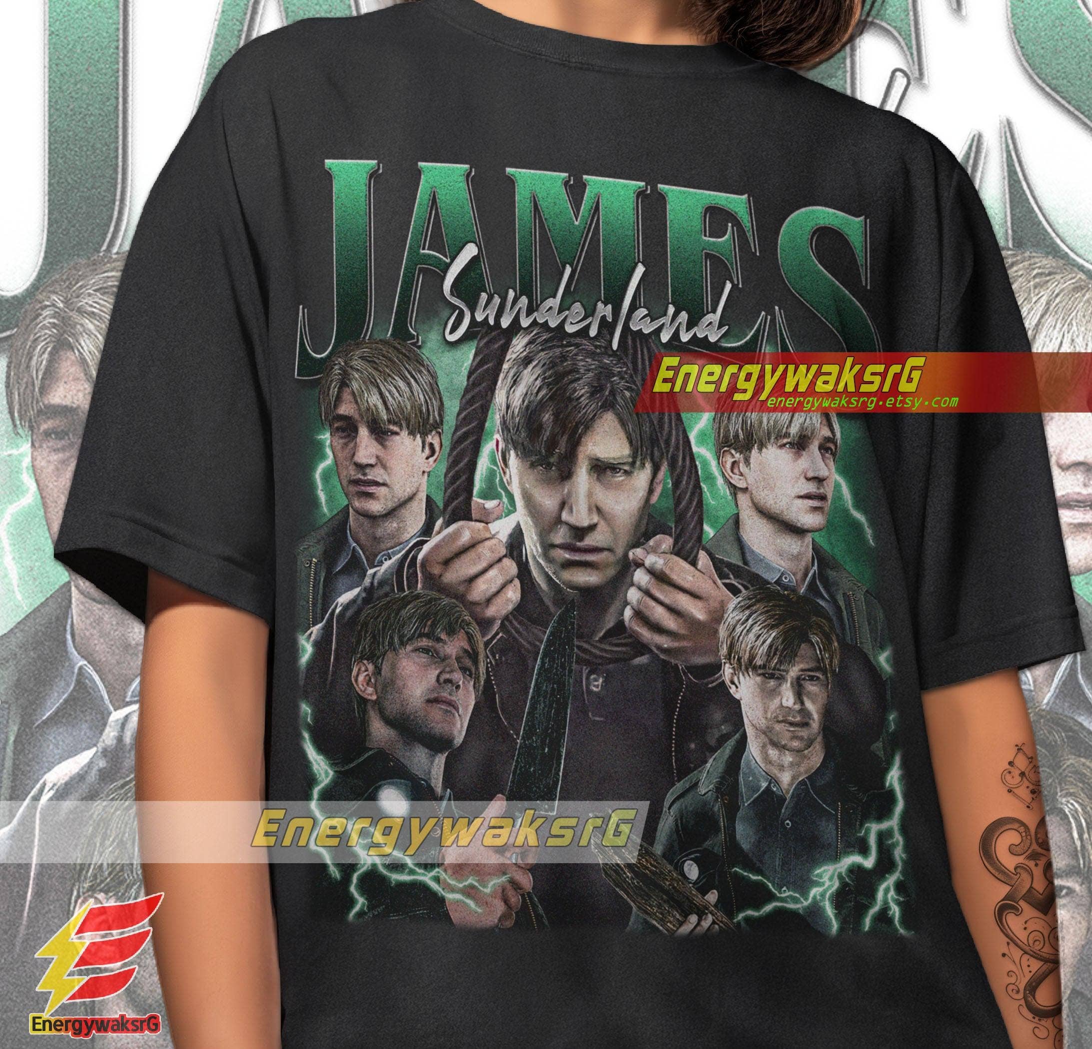 Silent Hill 2 James Sunderland Vintage Unisex T-Shirt Gift Hoodie, Sweatshirt | PodTeesHub.com