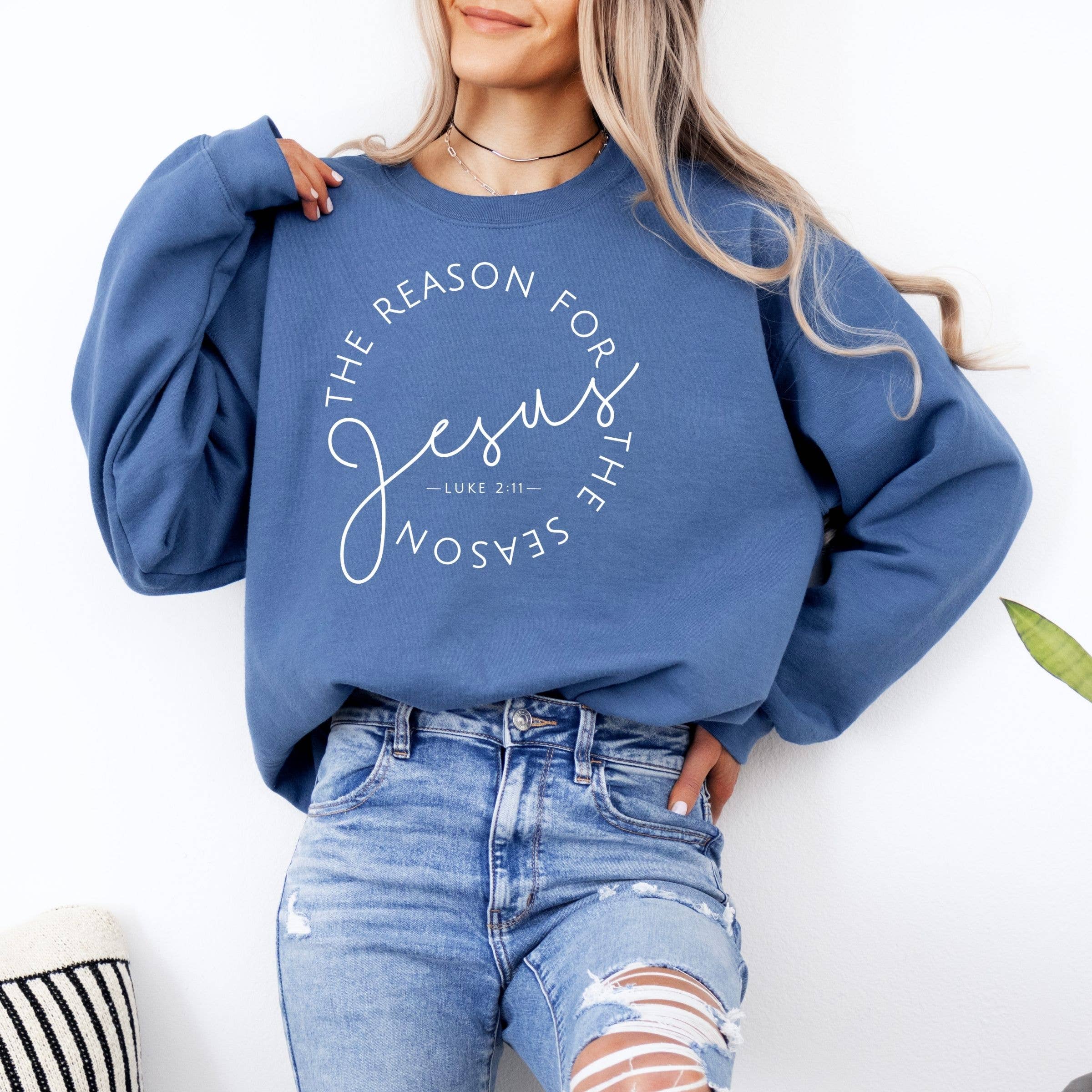The Reason For Christmas Jesus Christmas Graphic Sweatshirt T-Shirts, Hoodie | PodTeesHub.com