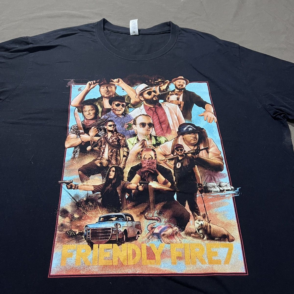 The Game Friendly Fire 7 Promo Tee Video Game Gaming Live Stream Hoodie, Sweatshirt | PodTeesHub.com