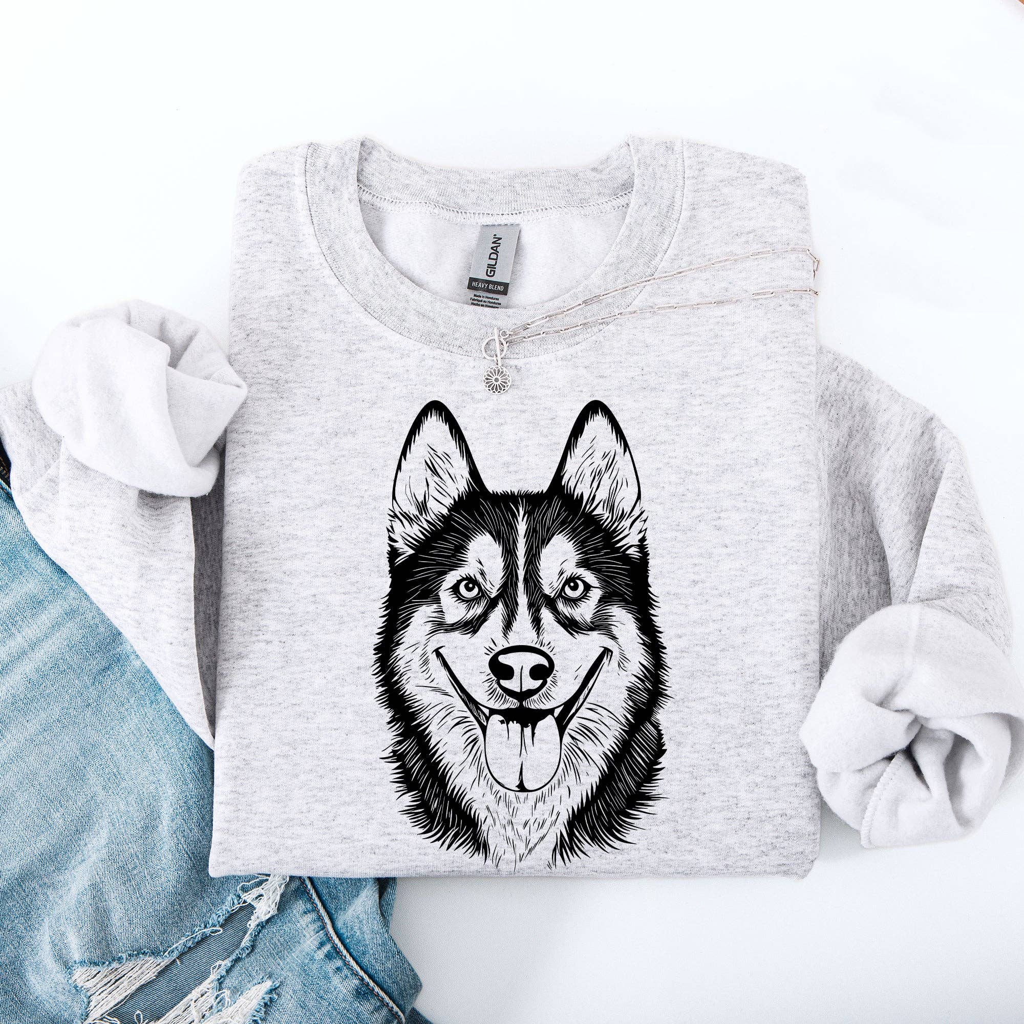 Husky, Pet, Dog Breed Sweatshirt T-Shirts, Hoodie | PodTeesHub.com