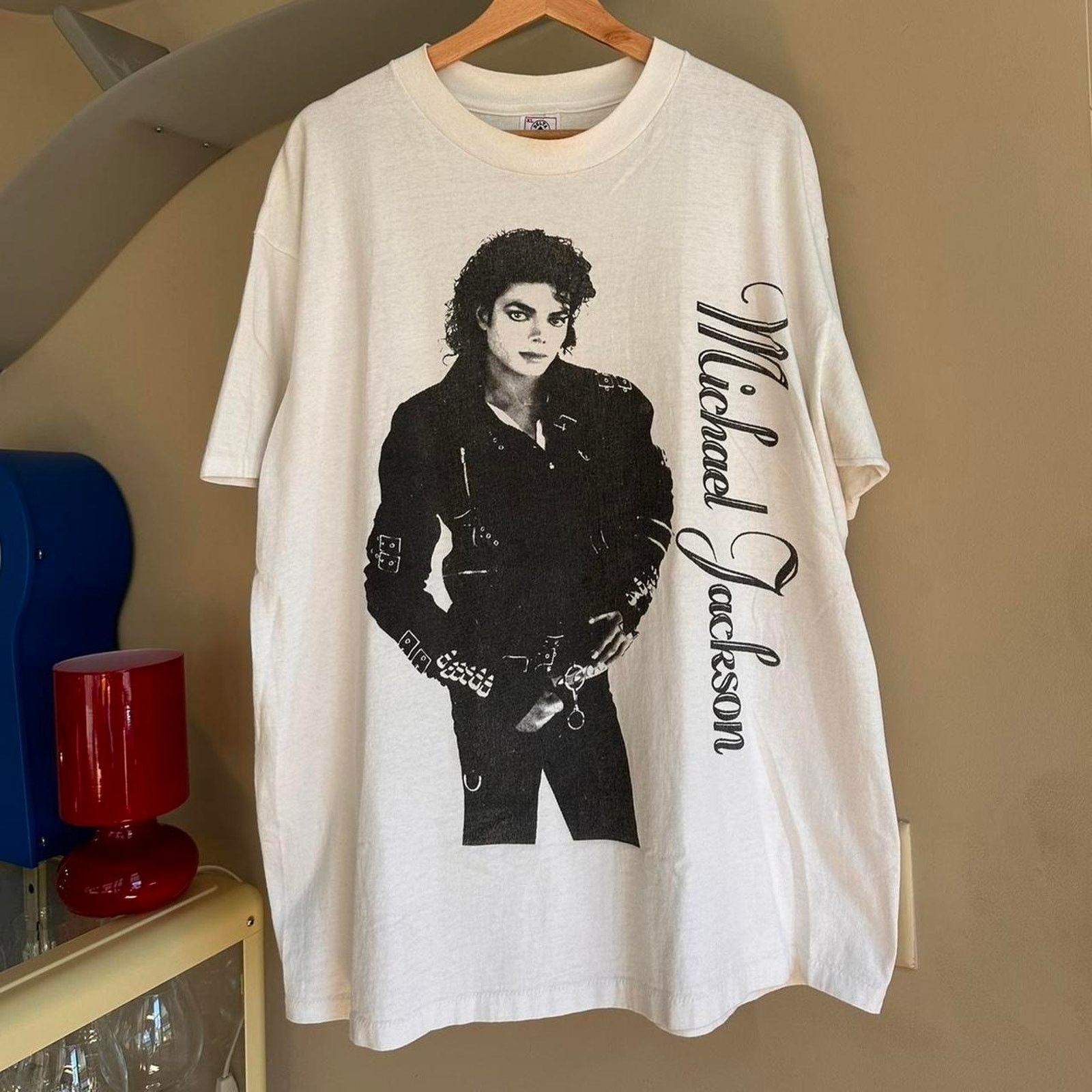 Rap Tees X Vintage Vintage Michael Jackson Shirt Hoodie, Sweatshirt | PodTeesHub.com