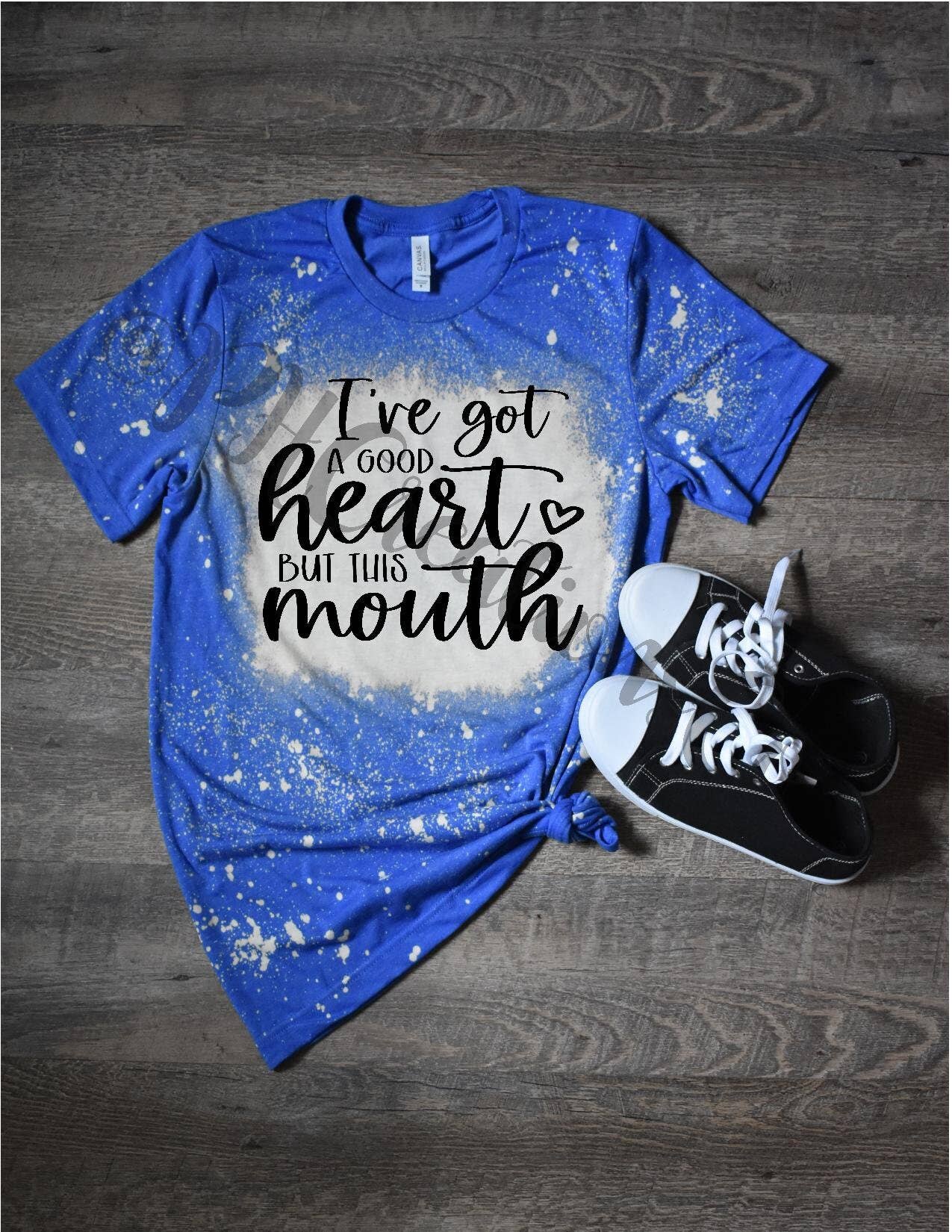 Good Heart, But This Mouth Bleached Tee  Funny T-Shirt Hoodie, Sweatshirt | PodTeesHub.com