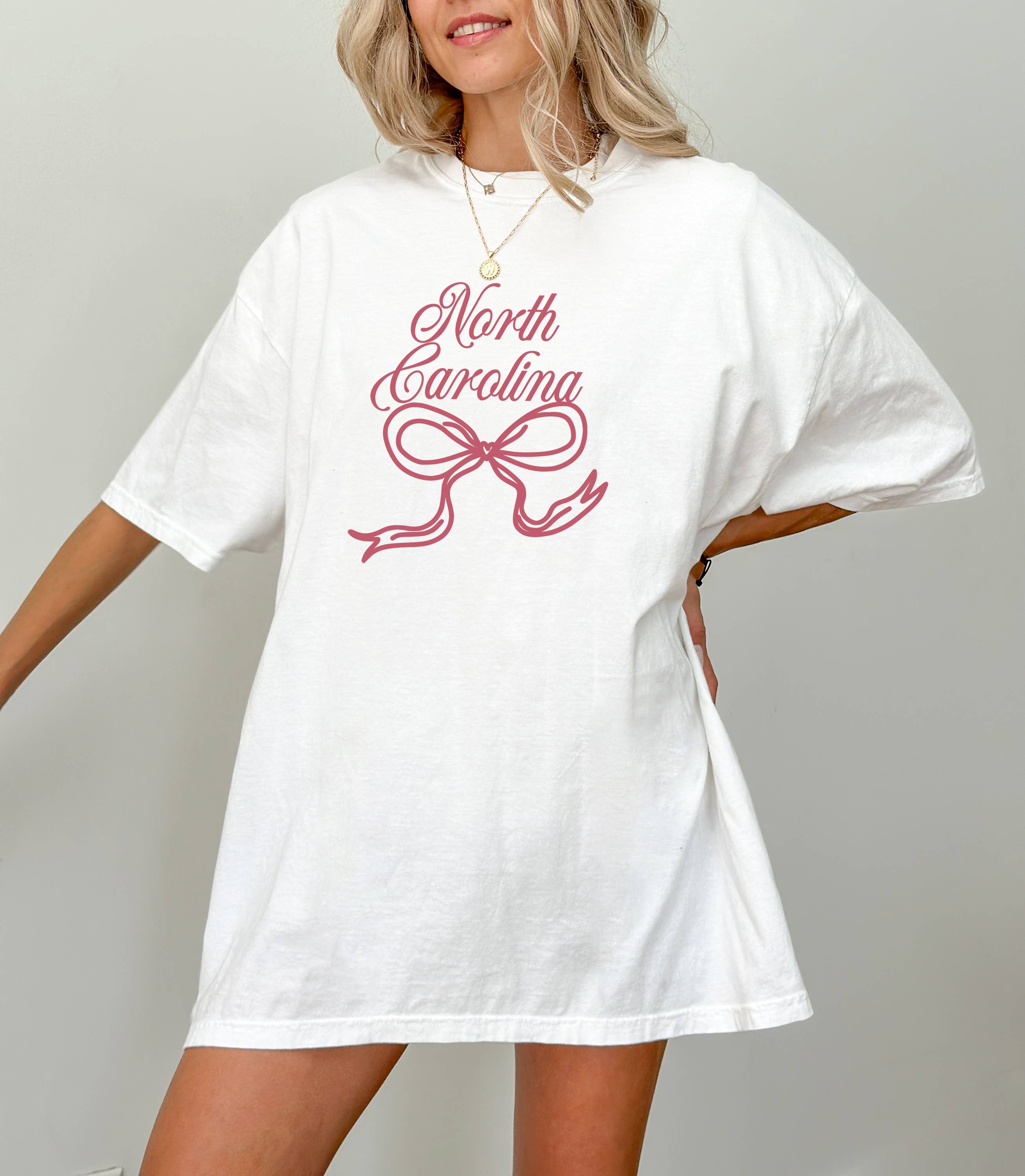 Bow T Shirt, Preppy, Soft Girl, Coquette, North Carolina Hoodie, Sweatshirt | PodTeesHub.com