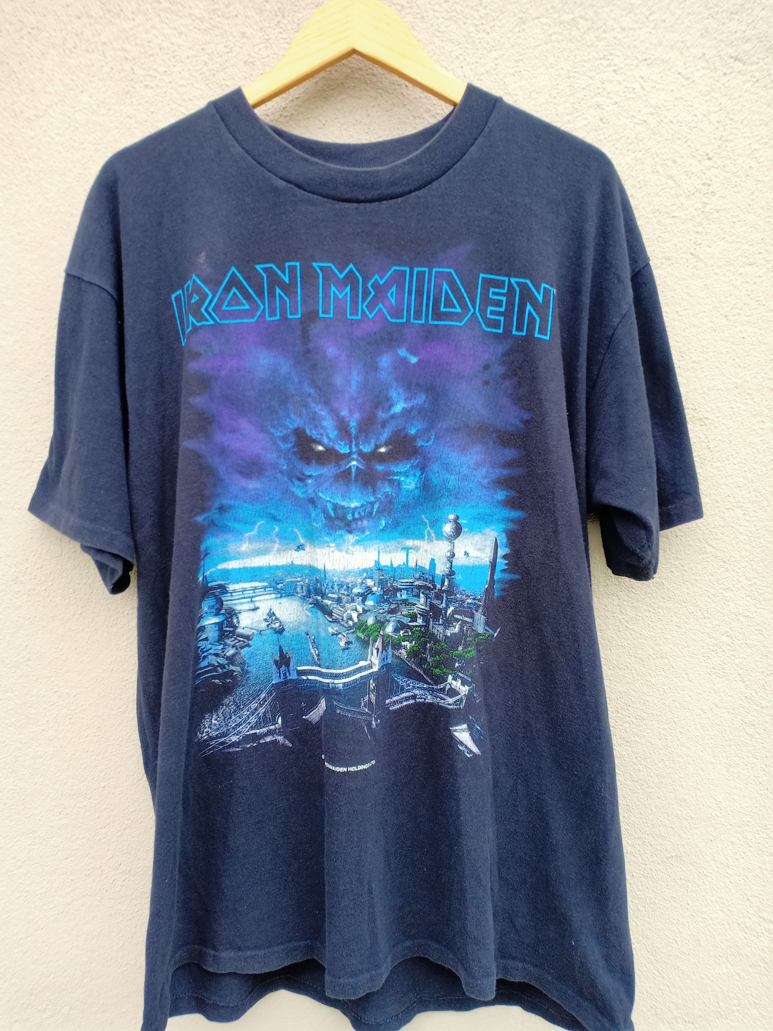 Iron Maiden X Vintage T Shirt Iron Maiden Brave New World Tour Hoodie, Sweatshirt | PodTeesHub.com
