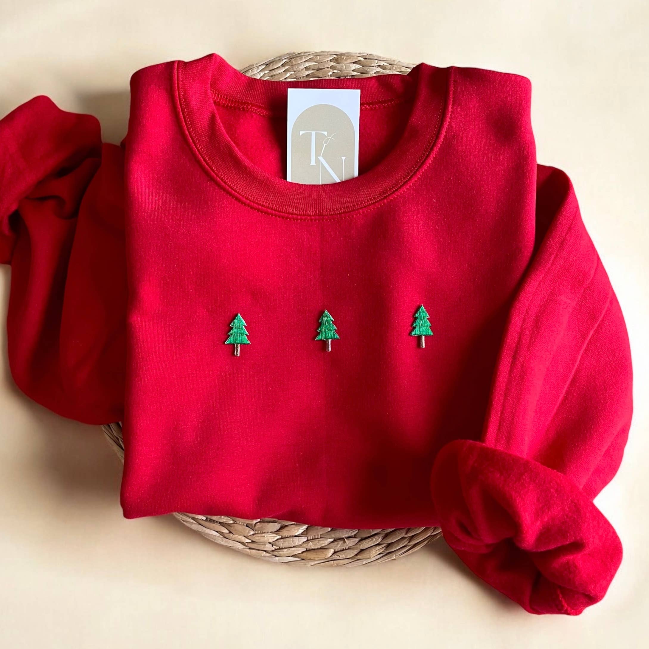 Festive Christmas Trees Sweater, Winter Sweatshirts T-Shirts, Hoodie | PodTeesHub.com