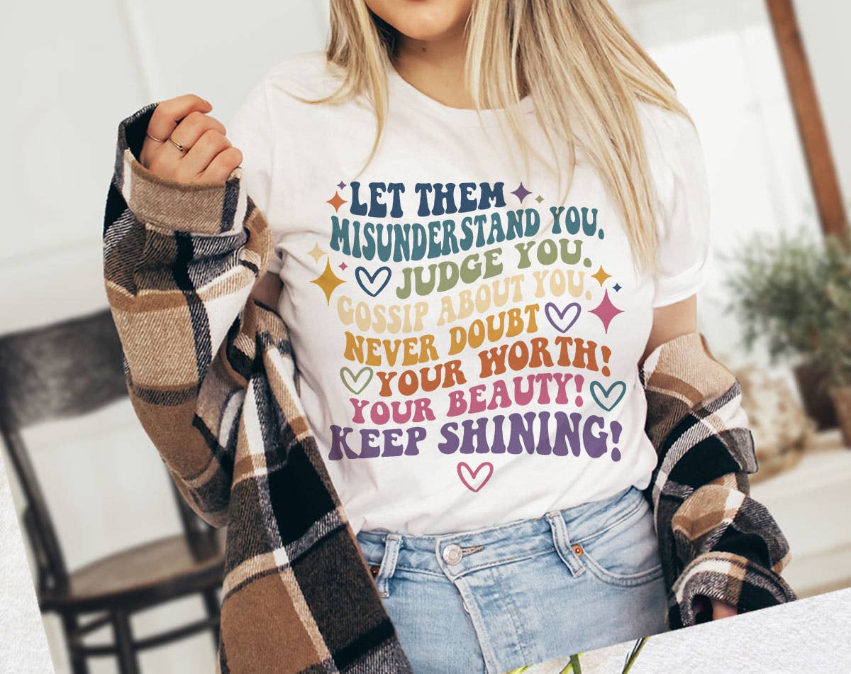 Let Them - Motivational Inspirational Self Love T-Shirt Hoodie, Sweatshirt | PodTeesHub.com
