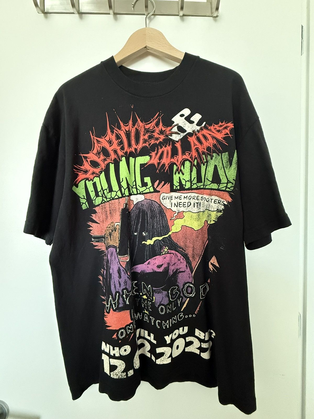 Rap Tees Metro Boomin X Young Nudy Heroes And Villains T Shirt Hoodie, Sweatshirt | PodTeesHub.com
