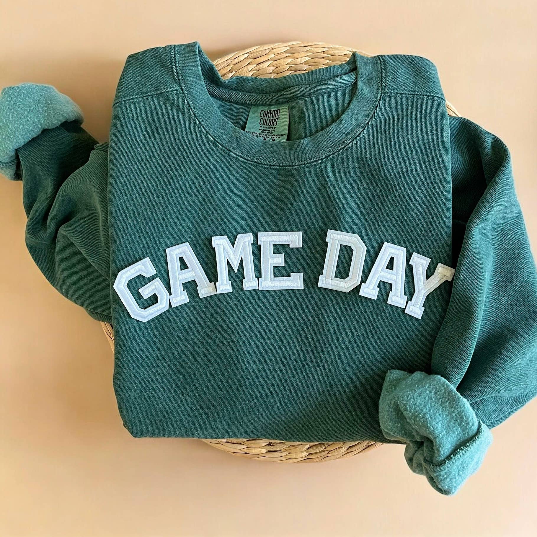 Comfort Colors® Game Day Sweatshirt, Football Sweatshirt T-Shirts, Hoodie | PodTeesHub.com