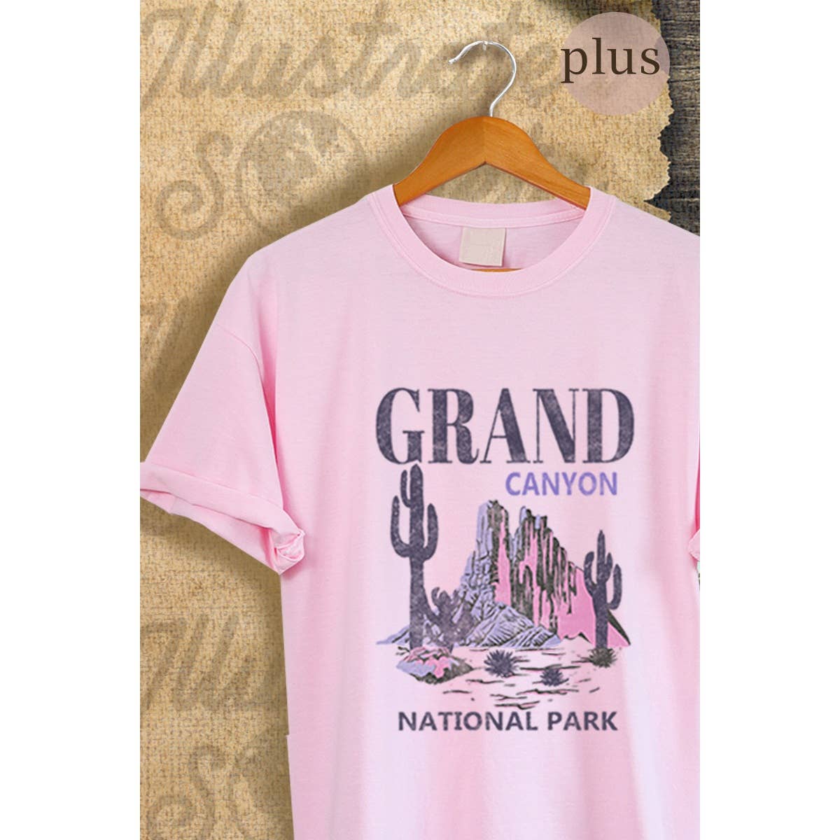 Grand Canyon Vintage Graphic Plus Tee Hoodie, Sweatshirt | PodTeesHub.com