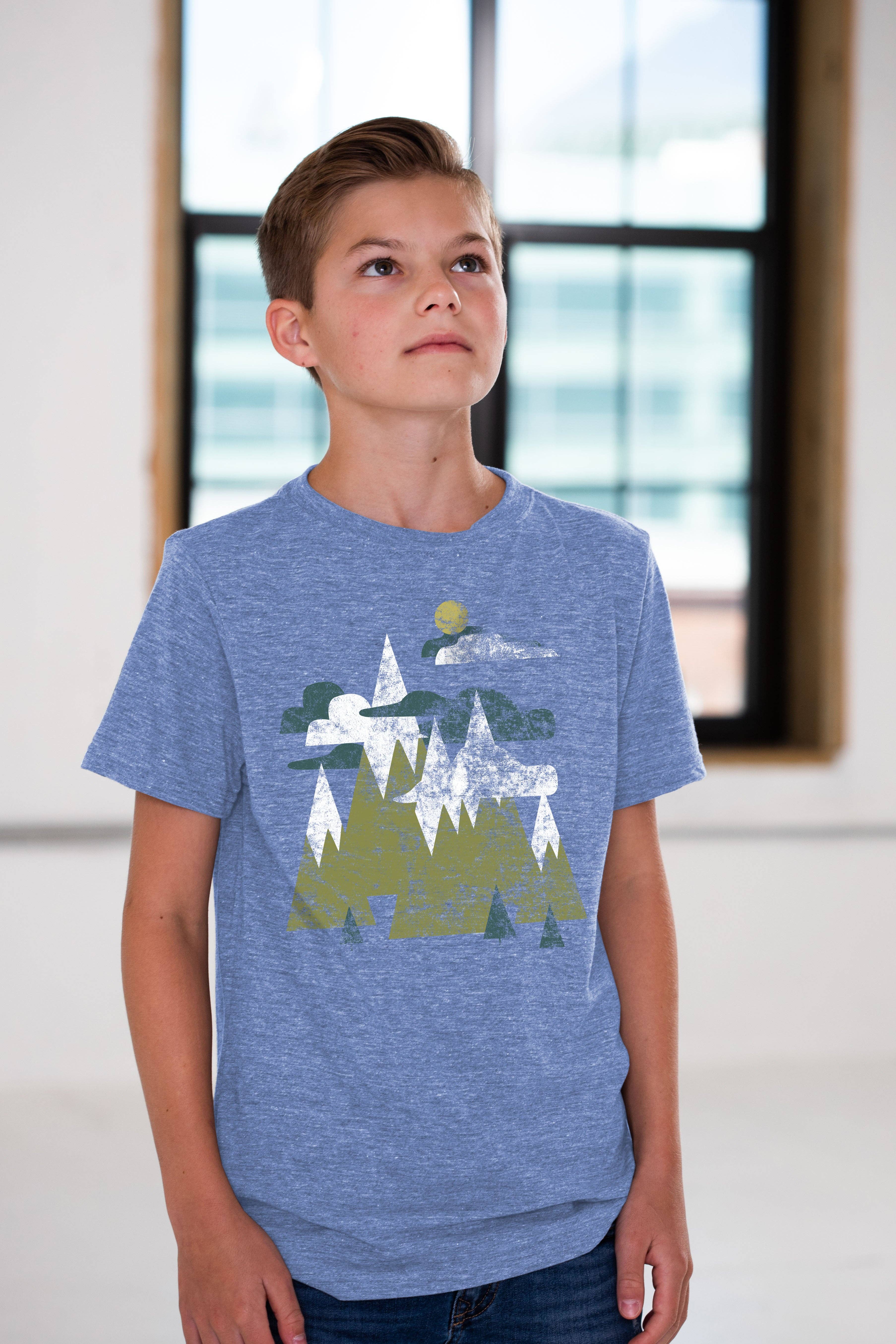Mountain Youth Graphic Tee Hoodie, Sweatshirt | PodTeesHub.com