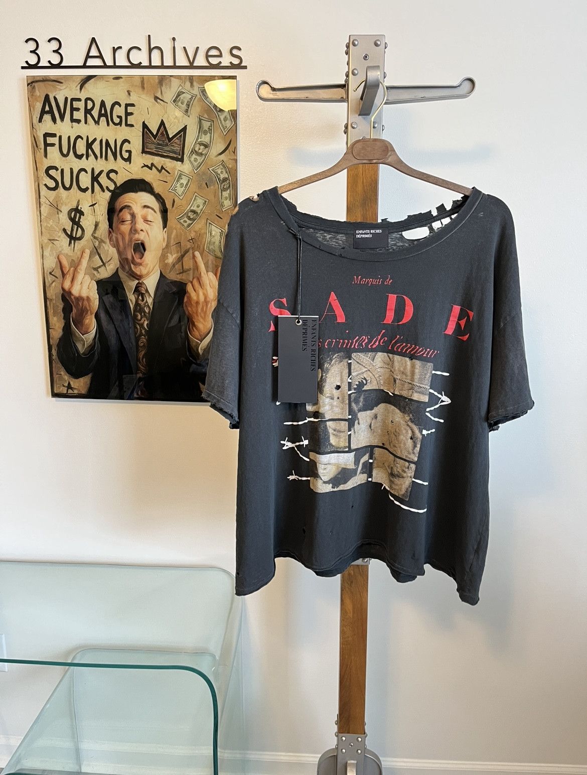 Enfants Riches Deprimes Erd Sade Thrashed Les Crimes De L Amour Distressed T Shirt Hoodie, Sweatshirt | PodTeesHub.com