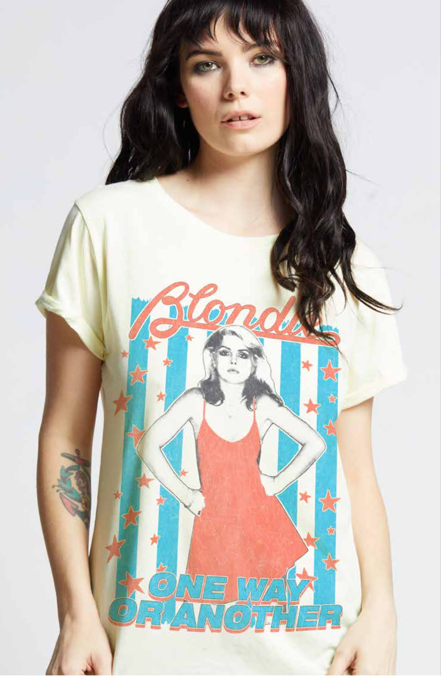 302800 - 830 Blondie One Way Burn Out Graphic Tee Hoodie, Sweatshirt | PodTeesHub.com