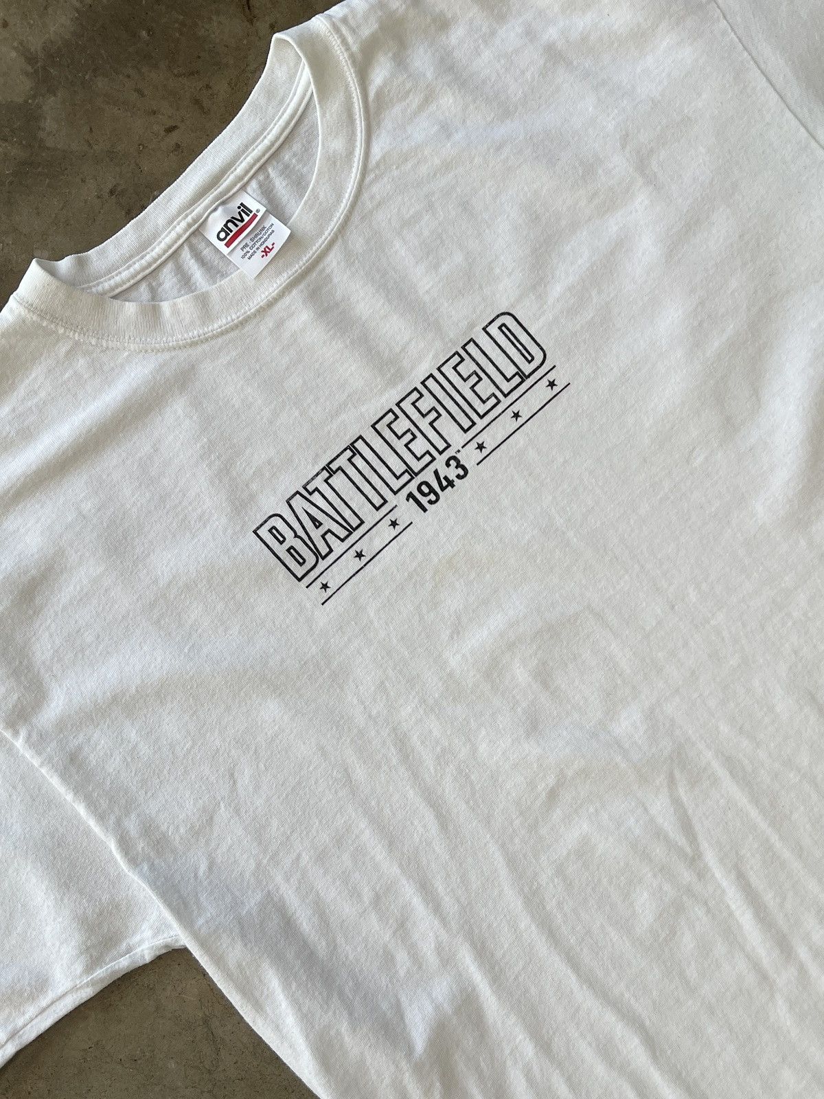 Vintage Battlefield 1943 Video Game Tee Xl Hoodie, Sweatshirt | PodTeesHub.com