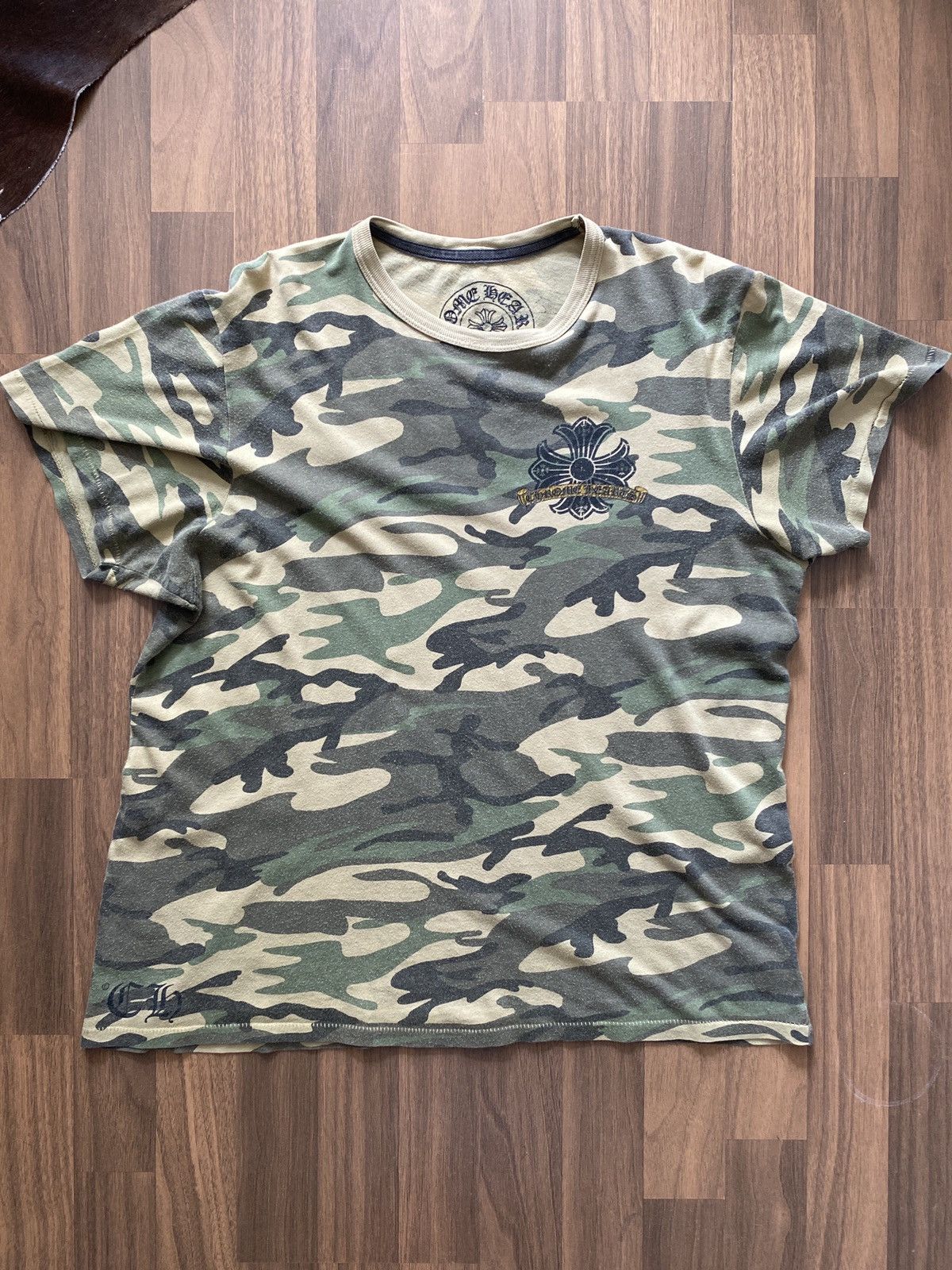 Hearts Chrome Hearts Vintage Camoflage T Shirt Hoodie, Sweatshirt | PodTeesHub.com