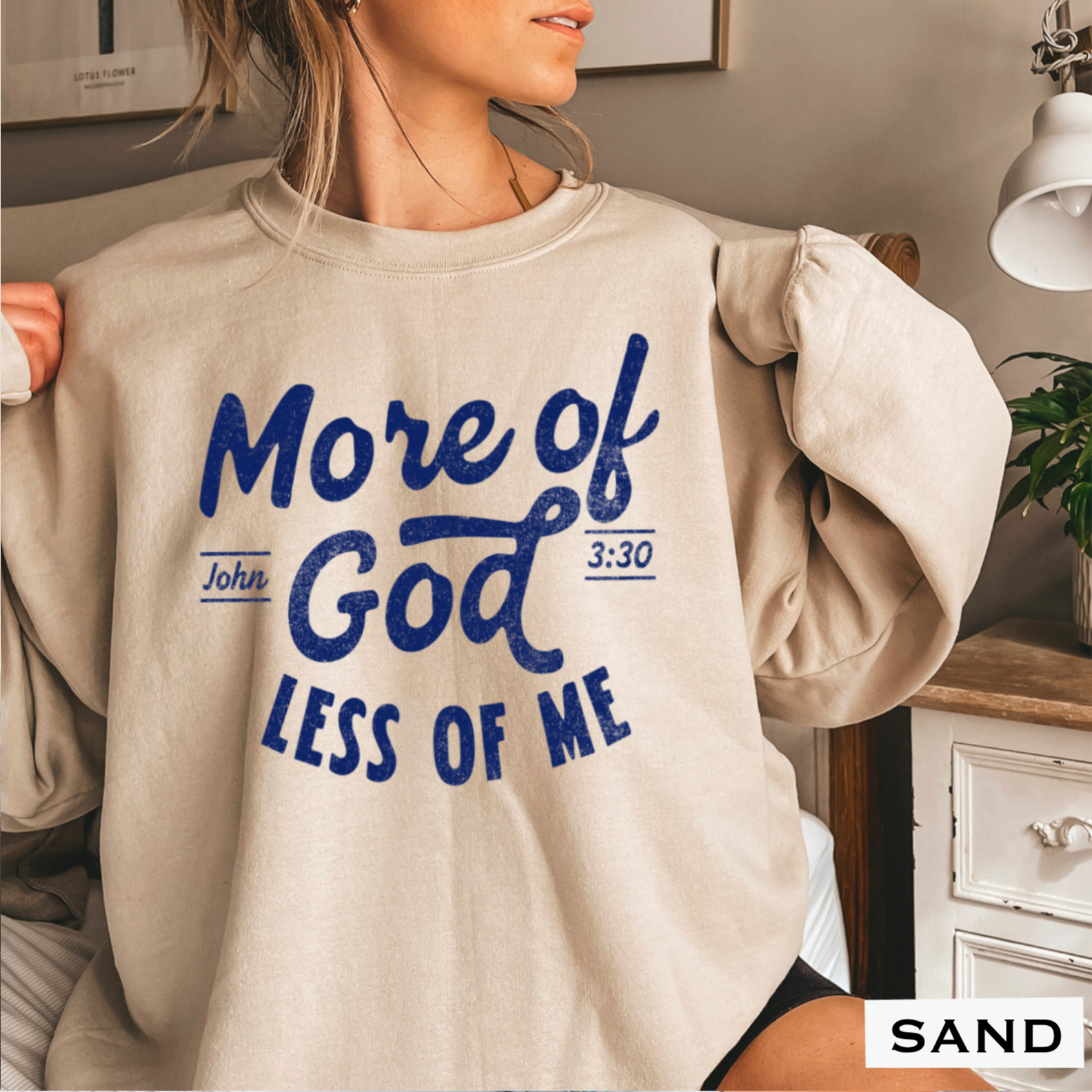 More of God Christian Graphic Sweatshirt | Gildan T-Shirts, Hoodie | PodTeesHub.com
