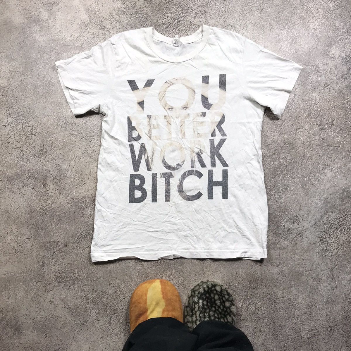 Japanese Brand Vintage Adult You Better Work Bitch Funny Tee Y2k 90s Hoodie, Sweatshirt | PodTeesHub.com