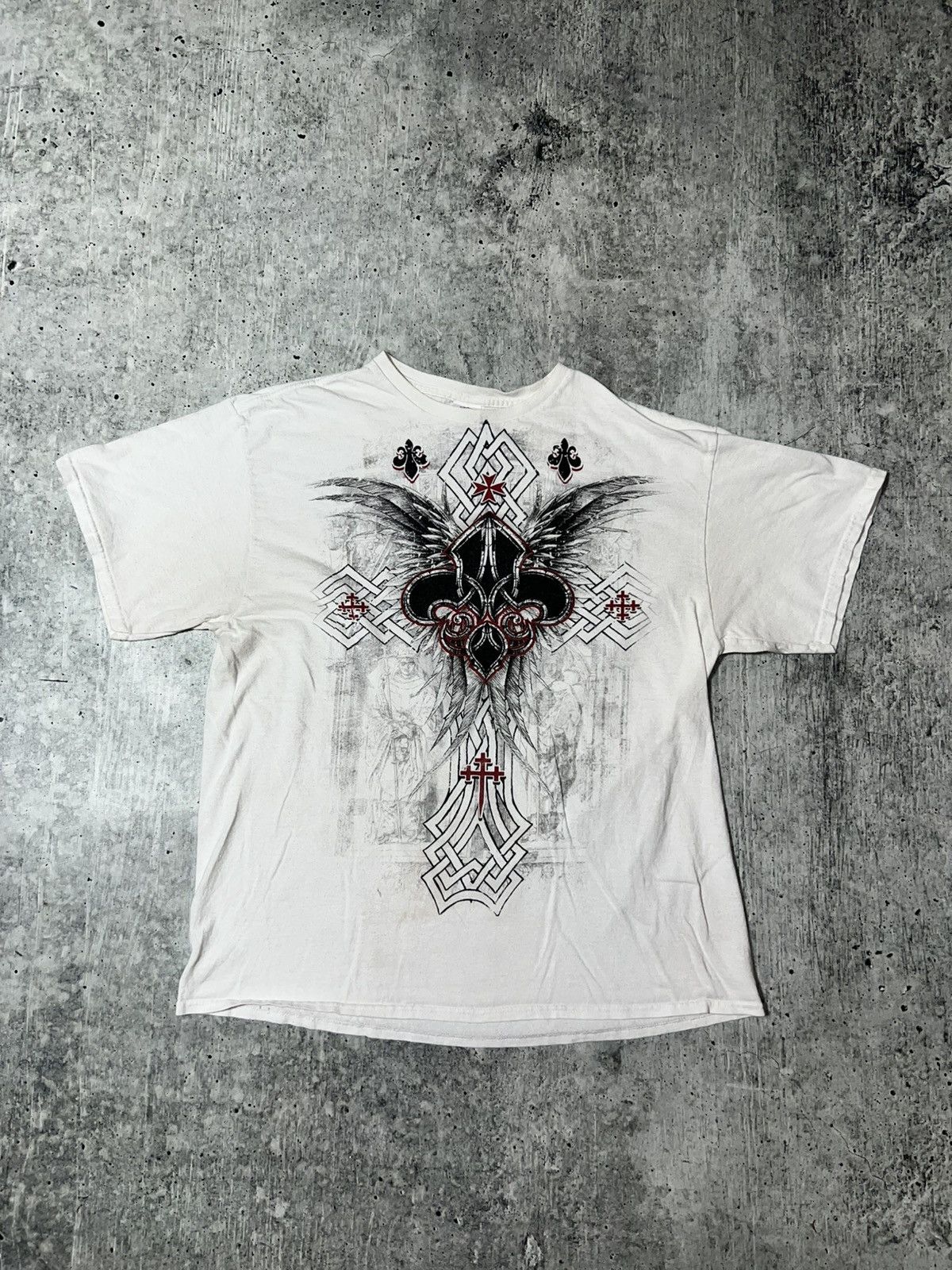 Vintage Y2k Affliction Style Graphic Tee Hoodie, Sweatshirt | PodTeesHub.com