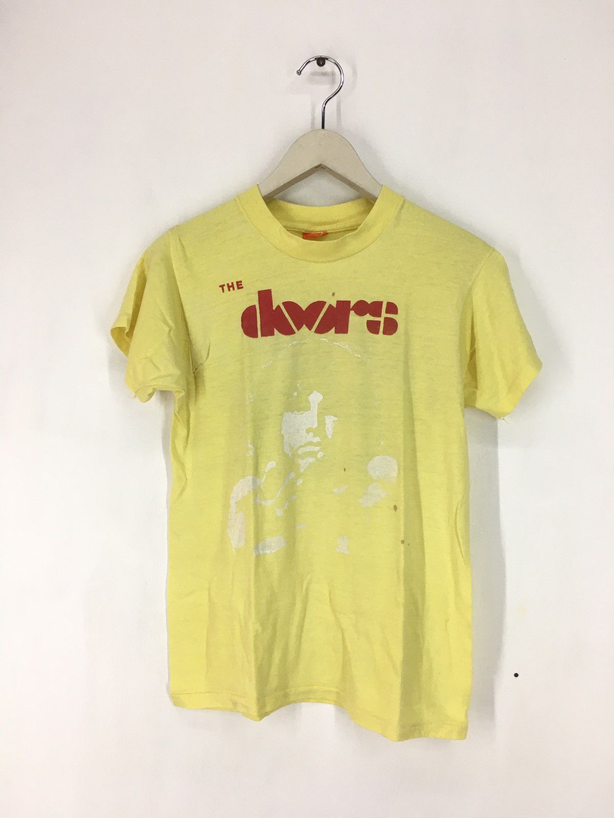 Band Tees Vintage 80s The Doors Band Distressed T Shirt Hoodie, Sweatshirt | PodTeesHub.com