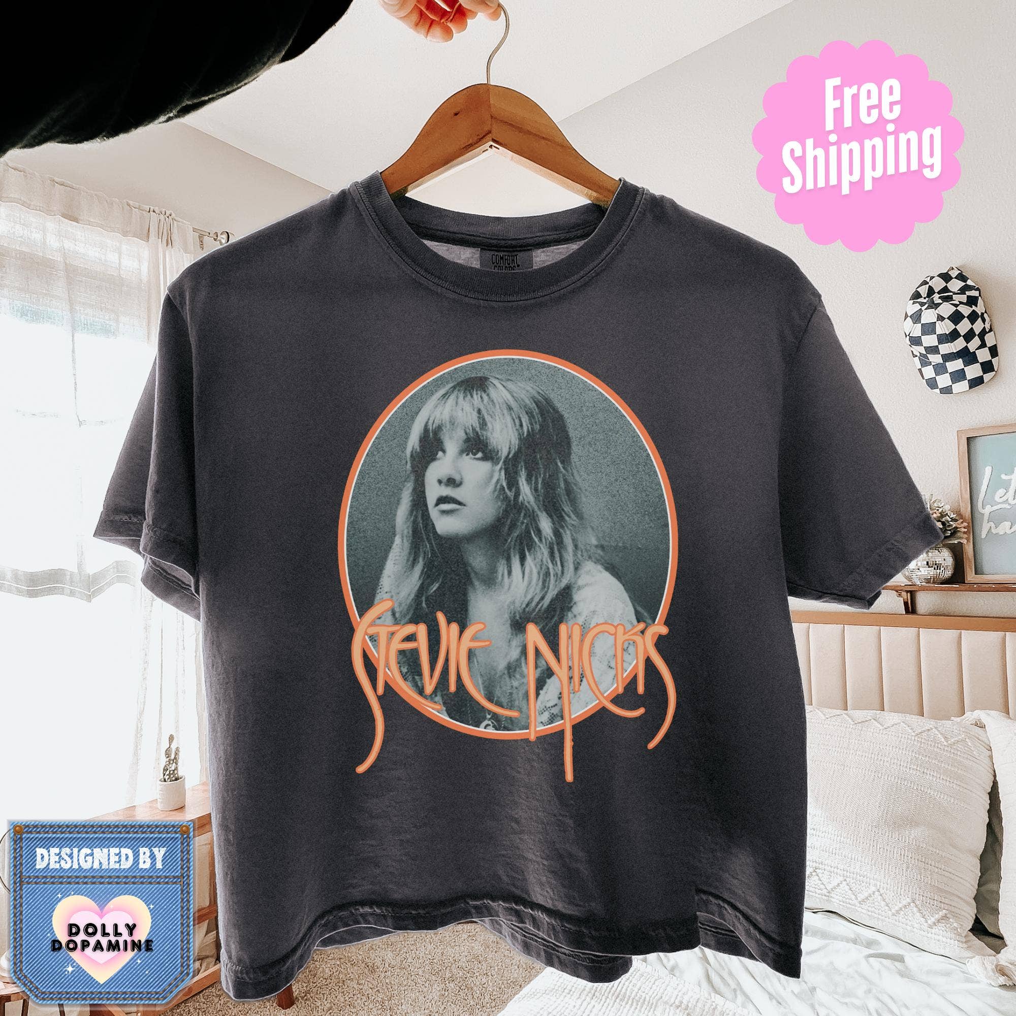 Ste-Vie Nicks Legend Vintage Crop T-Shirt Hoodie, Sweatshirt | PodTeesHub.com