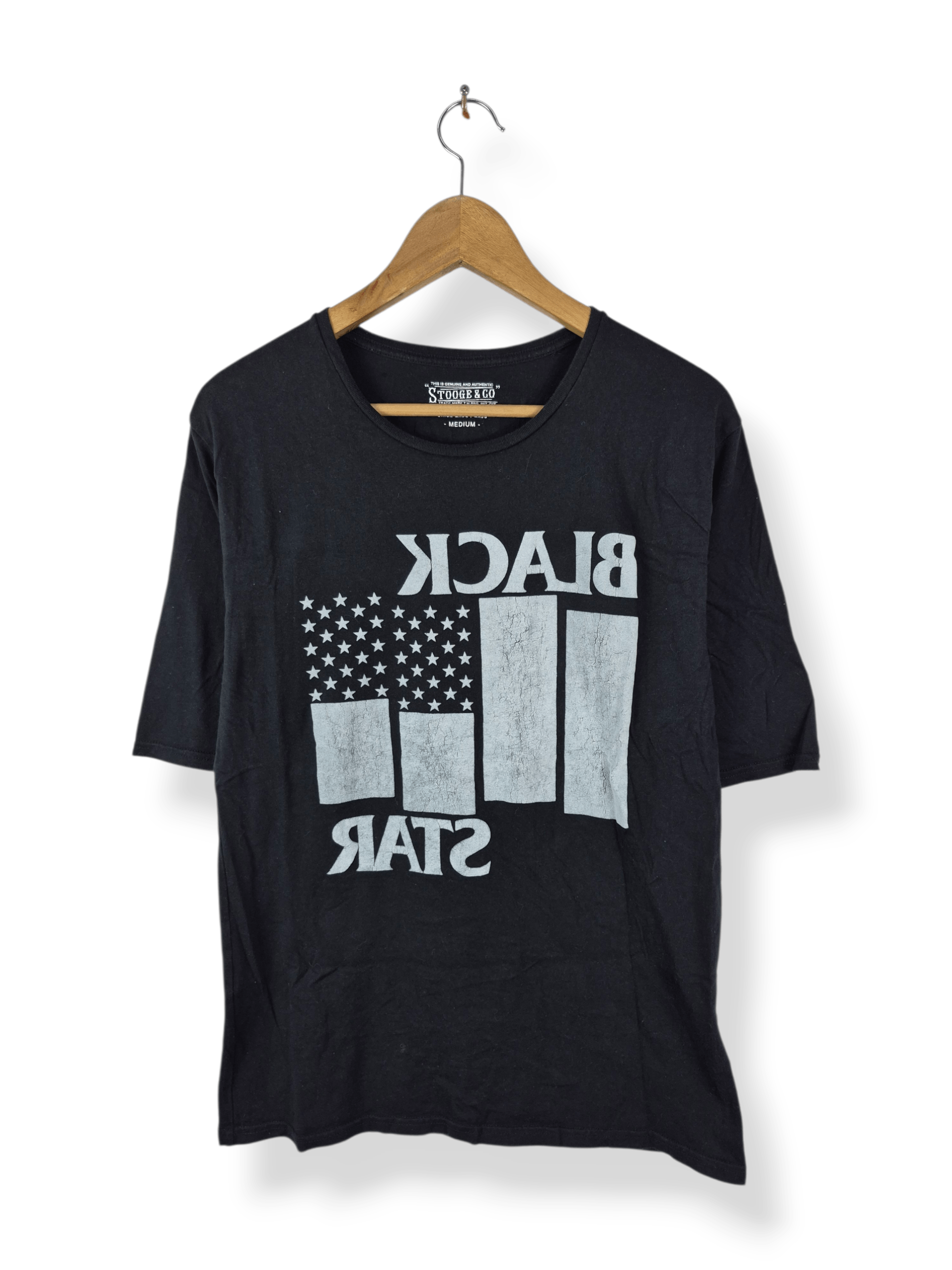 Japanese Brand Black Star Anarchy Black Flag Design Tee Punk Hoodie, Sweatshirt | PodTeesHub.com