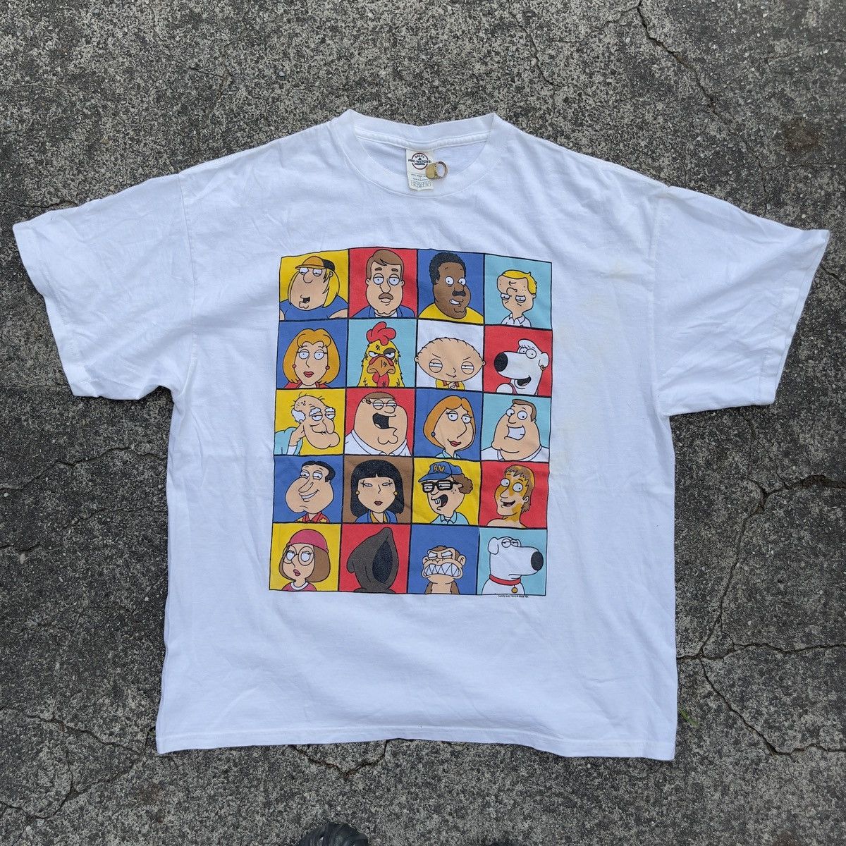 Vintage 2008 Family Guy Characters Delta Pro Weight Shirt Hoodie, Sweatshirt | PodTeesHub.com