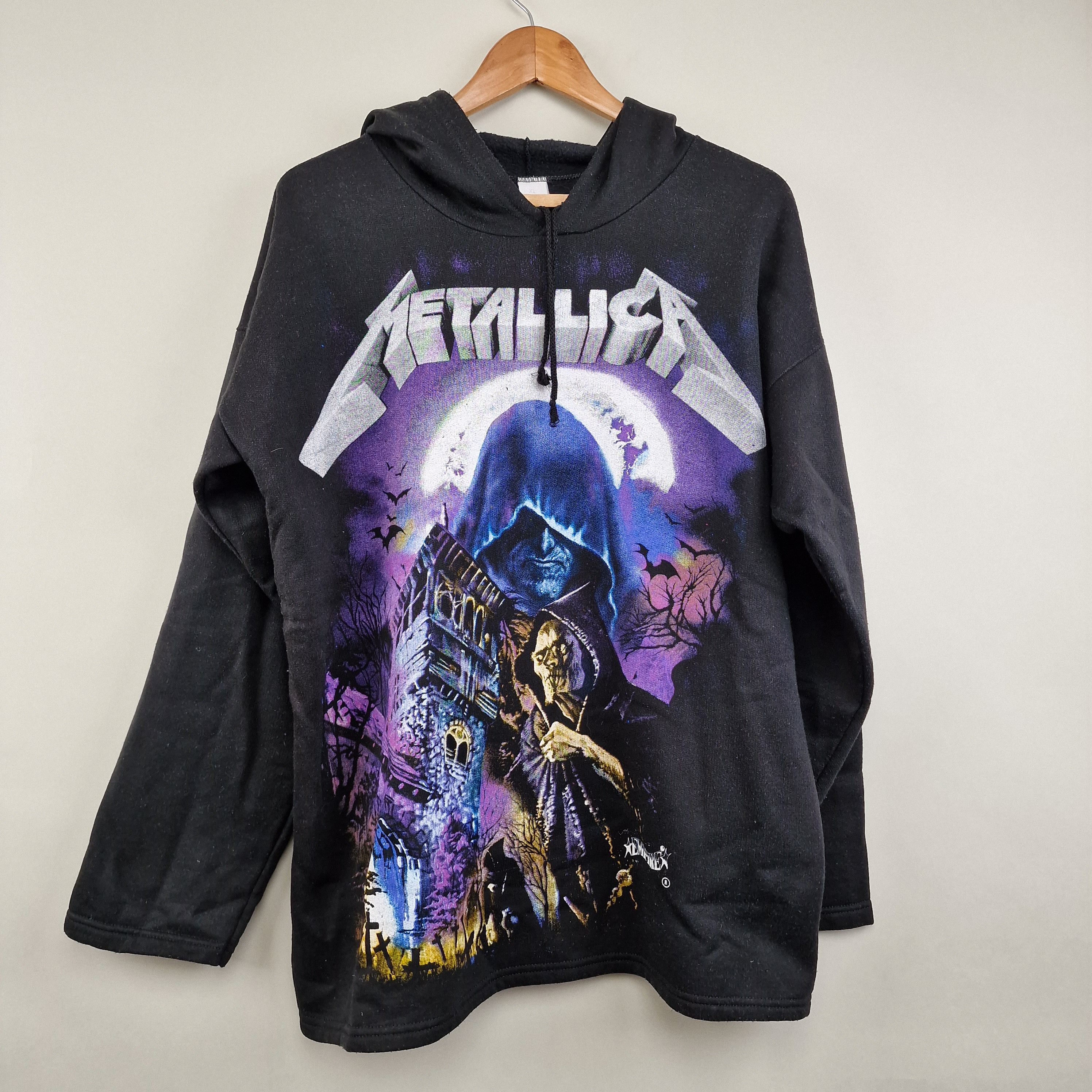 Metallica X Vintage 90s Metallica Vintage Hoodie Ride The Lightning T-Shirts, Sweatshirt | PodTeesHub.com