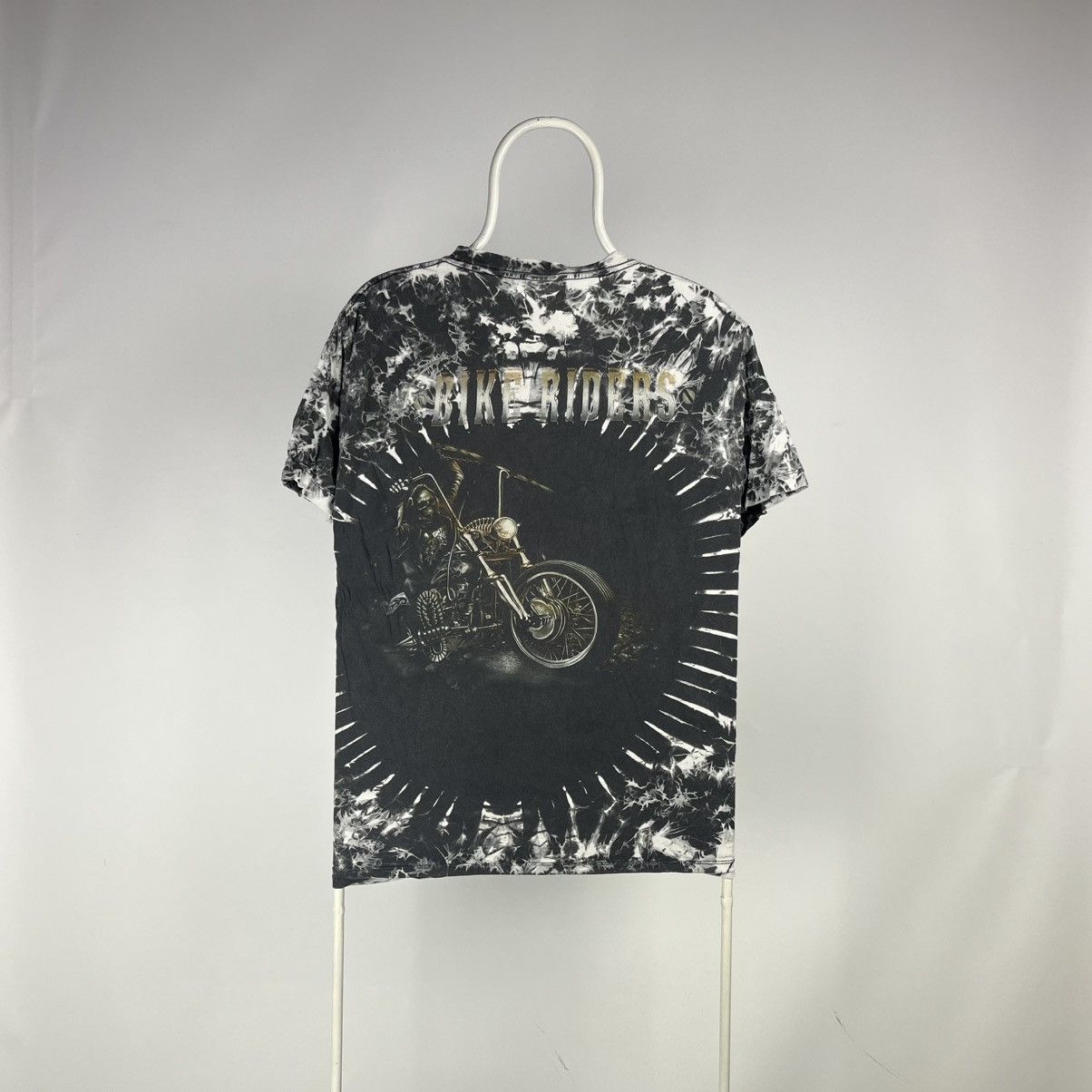 Band Tees Vintage Skull Biker Raiders Y2k Size Large Hoodie, Sweatshirt | PodTeesHub.com