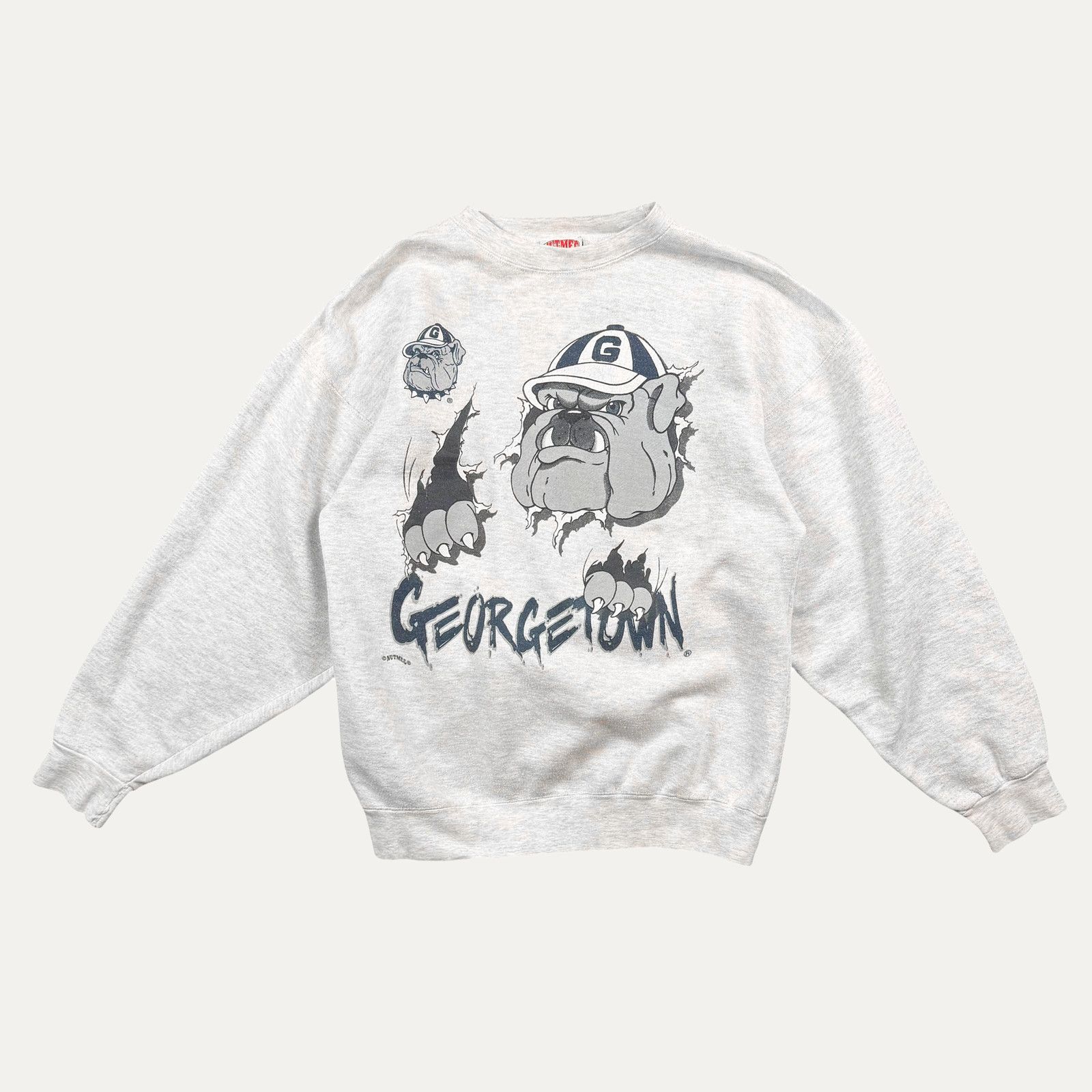 Vintage 90s Georgetown University Crewneck Sweatshirt T-Shirts, Hoodie | PodTeesHub.com