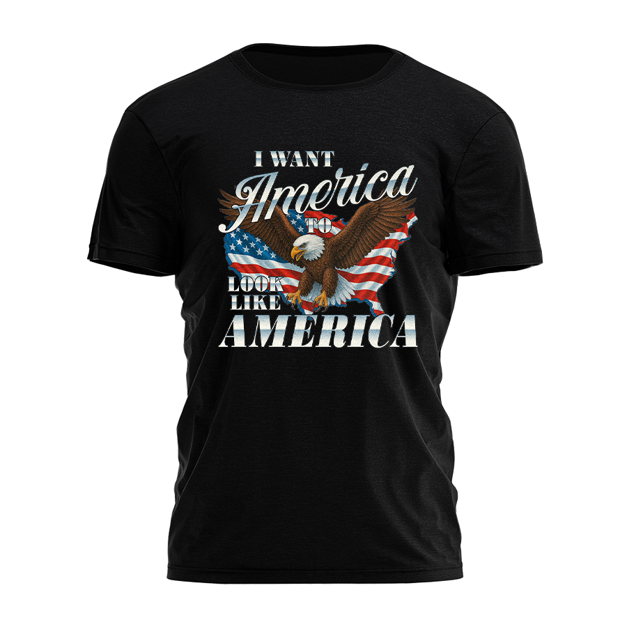 I Want America - Vintage Eagle Tee - 4130 Hoodie, Sweatshirt | PodTeesHub.com