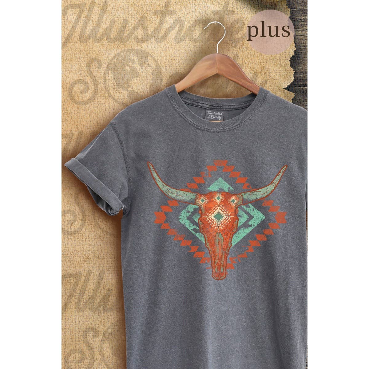 Skull  Vintage Graphic  Tee Plus Hoodie, Sweatshirt | PodTeesHub.com