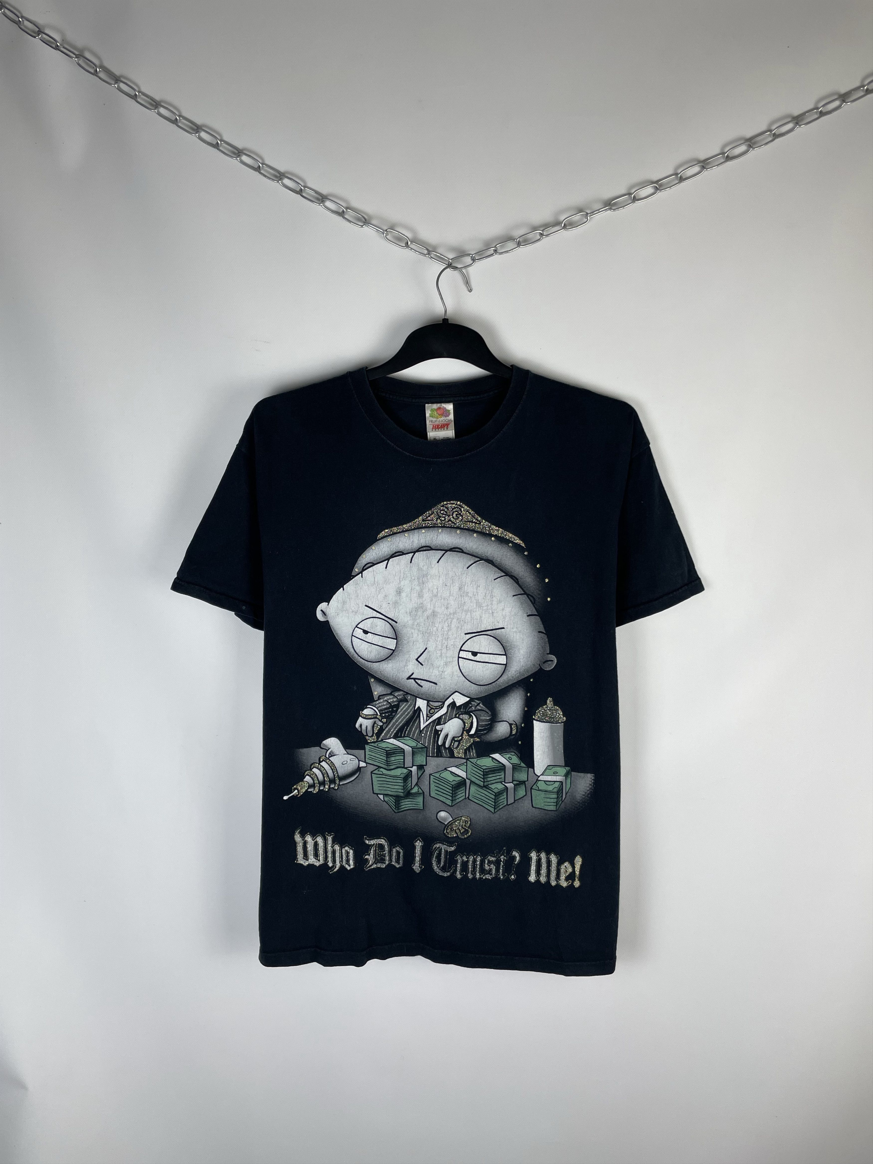 Other Family Guy Stewie Who Do I Trust Me Big Screen Printed Tee Hoodie, Sweatshirt | PodTeesHub.com