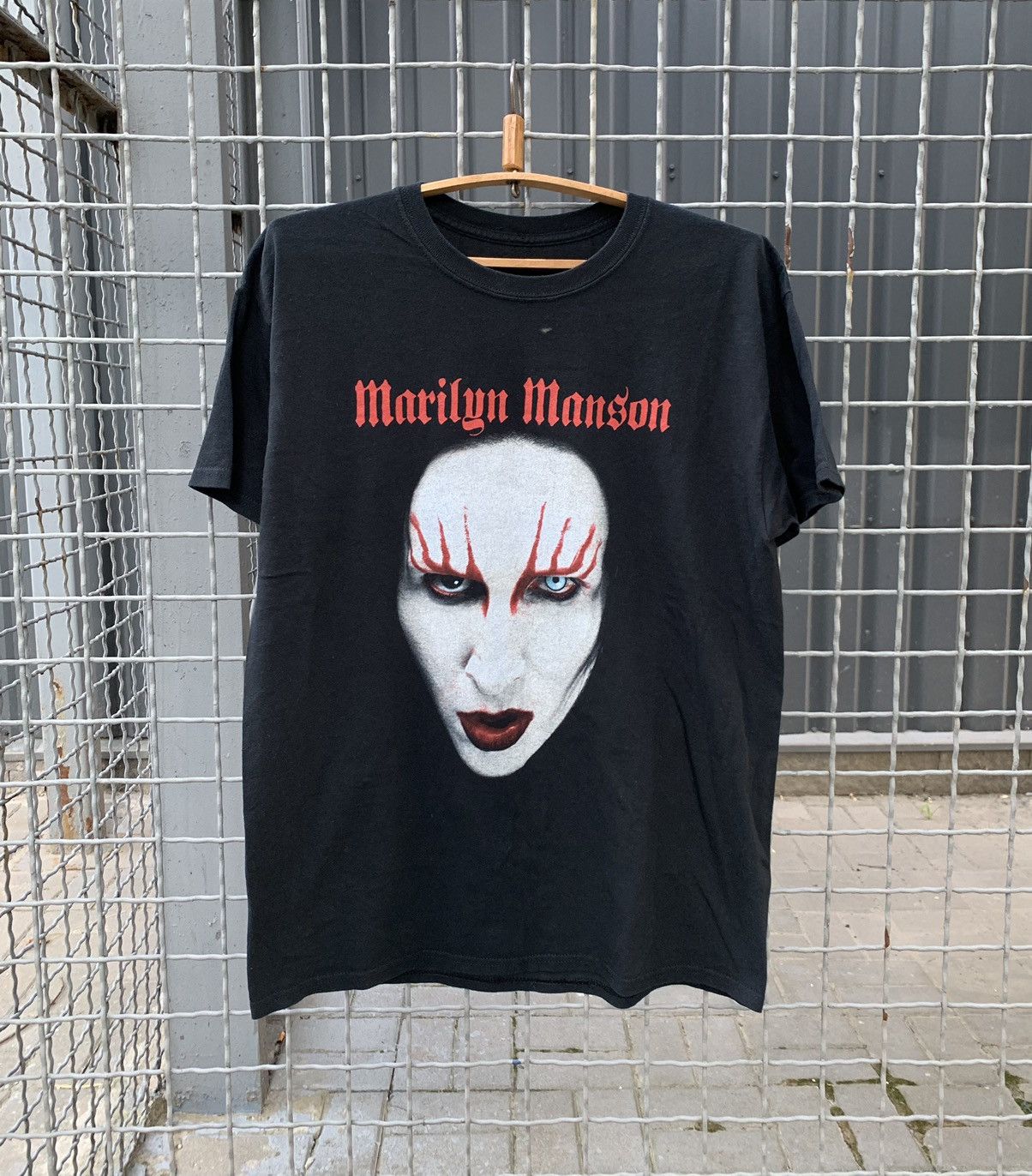 Vintage Marilyn Manson Faces Horror Tee Y2k Vamp Dead Hoodie, Sweatshirt | PodTeesHub.com