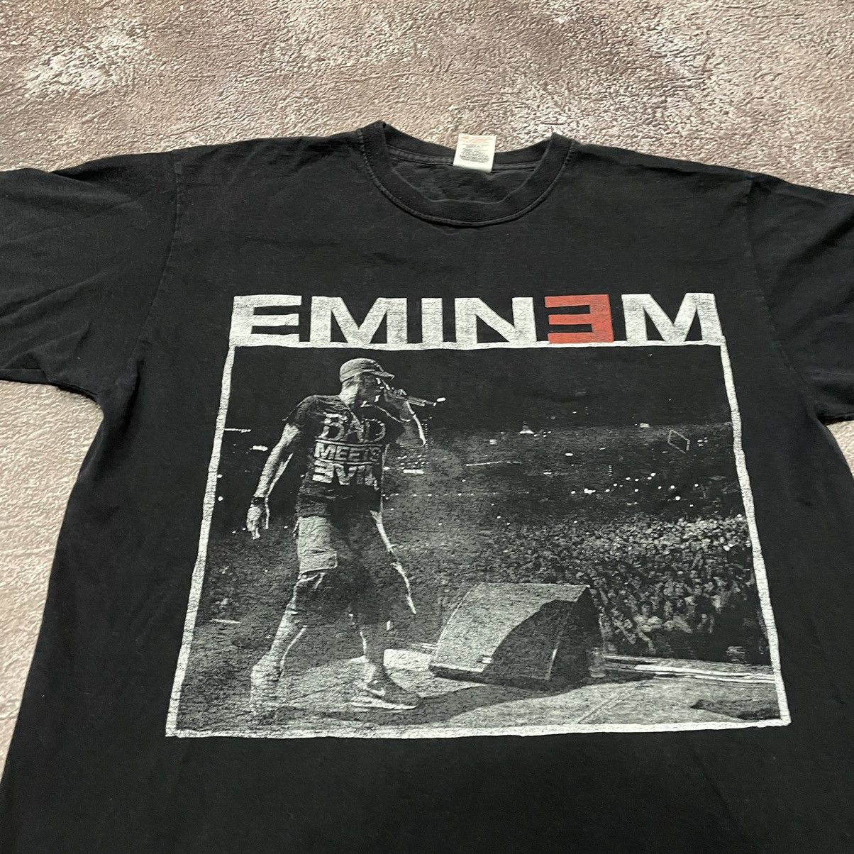 Band Tees Vintage Y2k Eminem Tour Promo Concert Creepy Horror Tee Hoodie, Sweatshirt | PodTeesHub.com