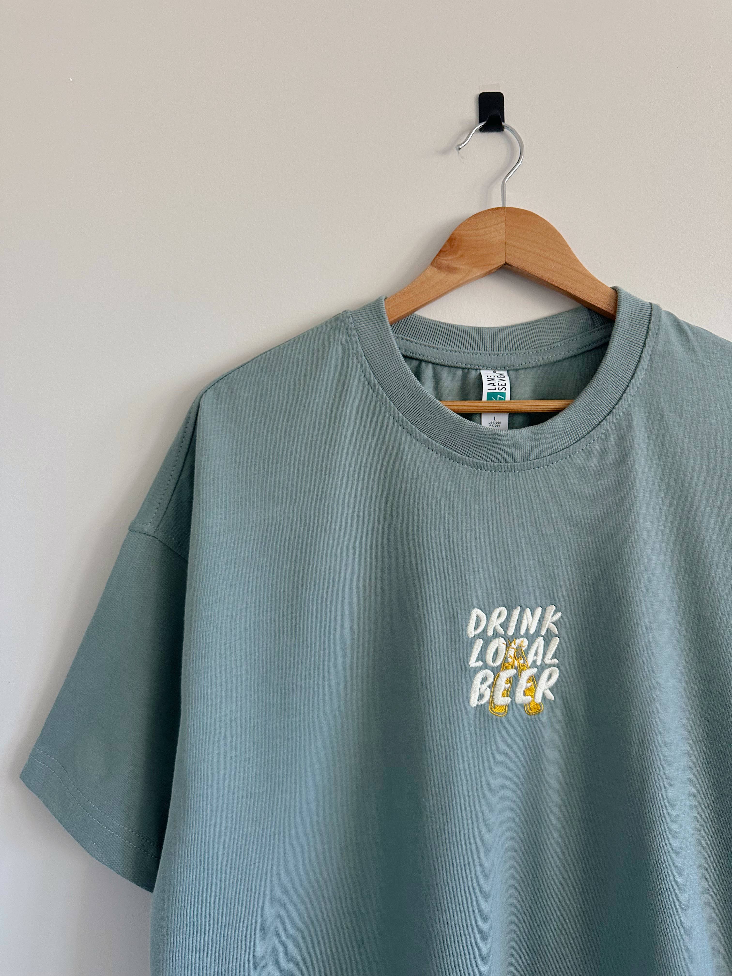 Drink Local Beer T-Shirt - Arona Blue Hoodie, Sweatshirt | PodTeesHub.com