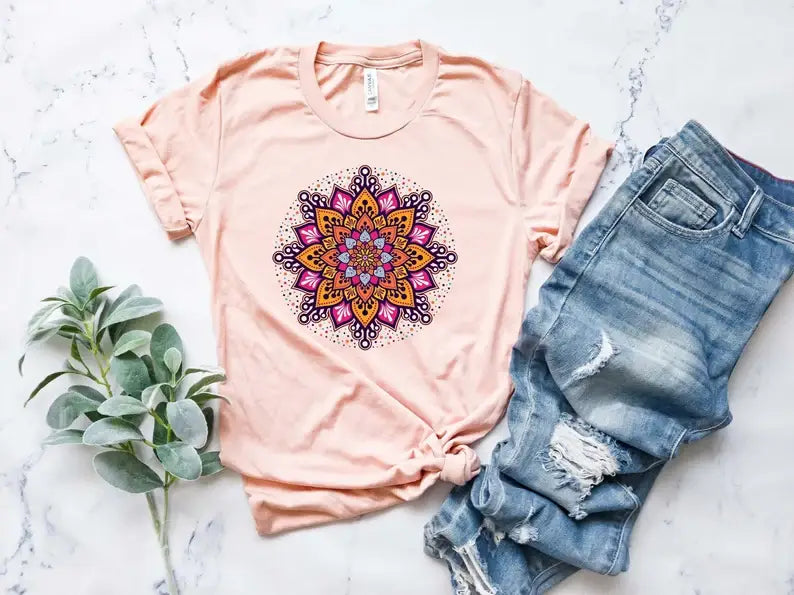 Mandala T-Shirt Hoodie, Sweatshirt | PodTeesHub.com