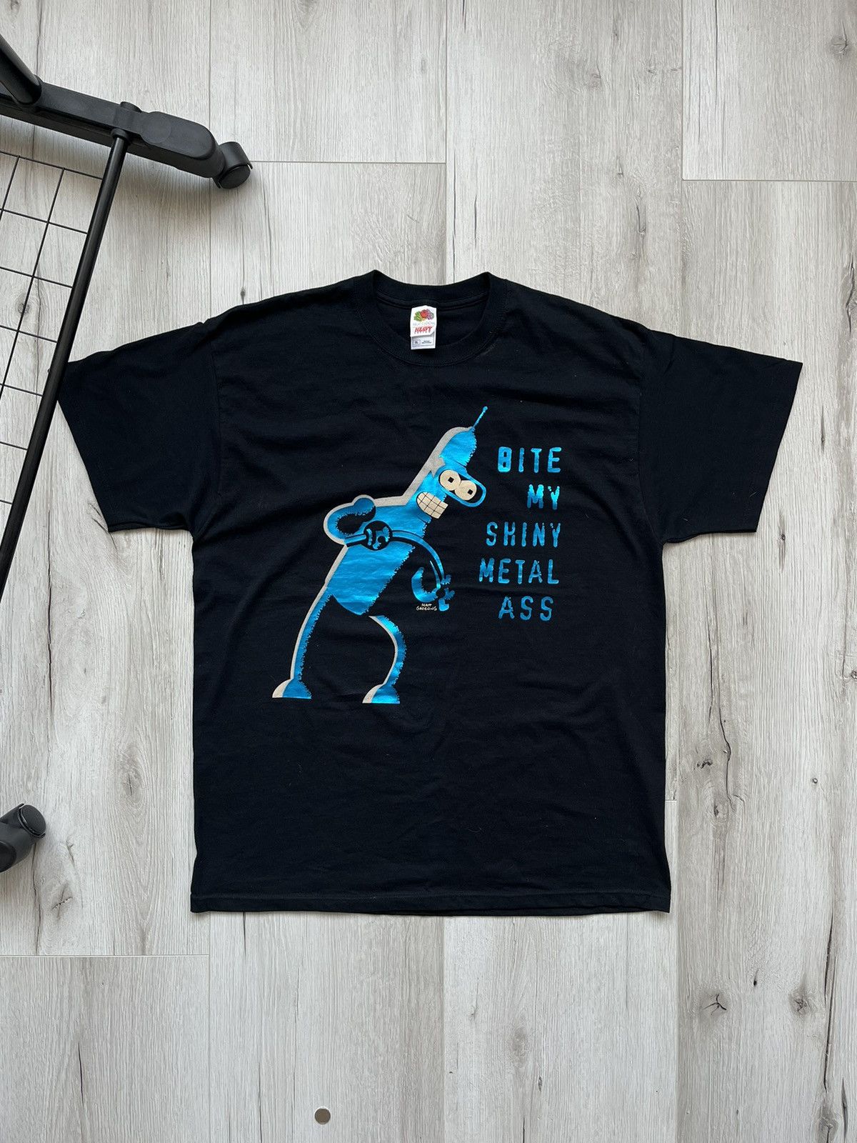 Vintage Furama 2008 Bite My Shiny Metal Ass Bender T Shirt Hoodie, Sweatshirt | PodTeesHub.com