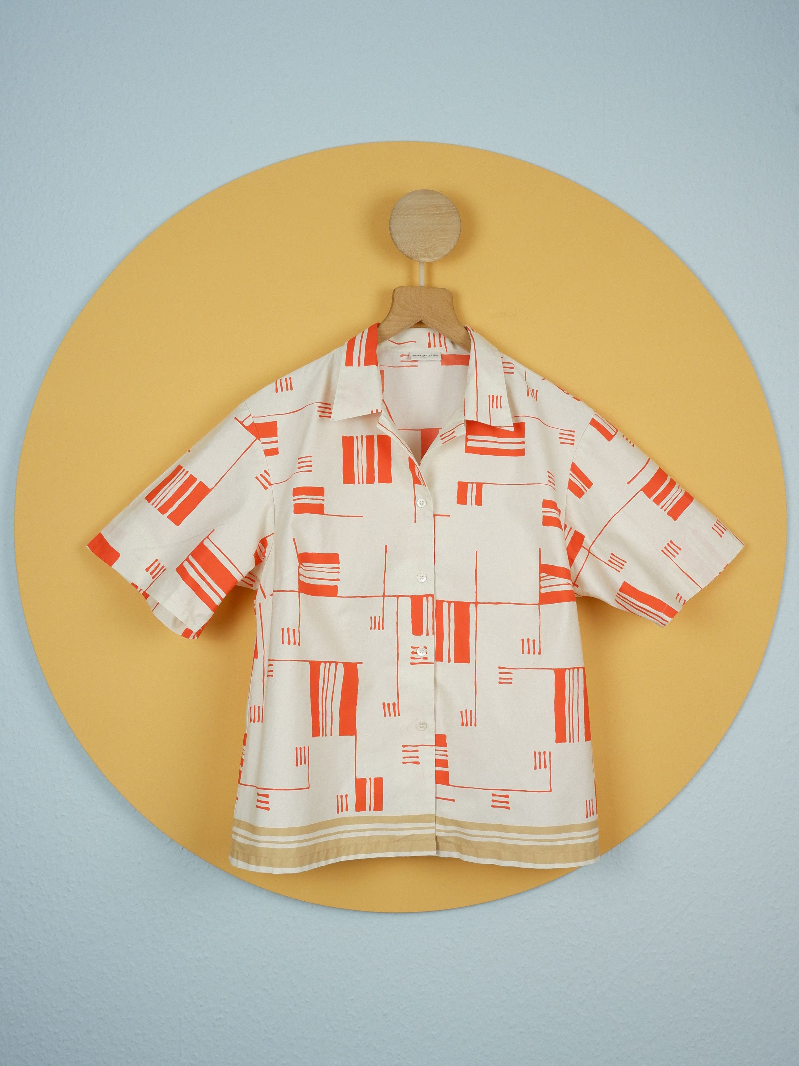 Dries Van Noten Last Drop Dries Van Noten Boxy Printed Shirt Ss18 Hoodie, Sweatshirt | PodTeesHub.com
