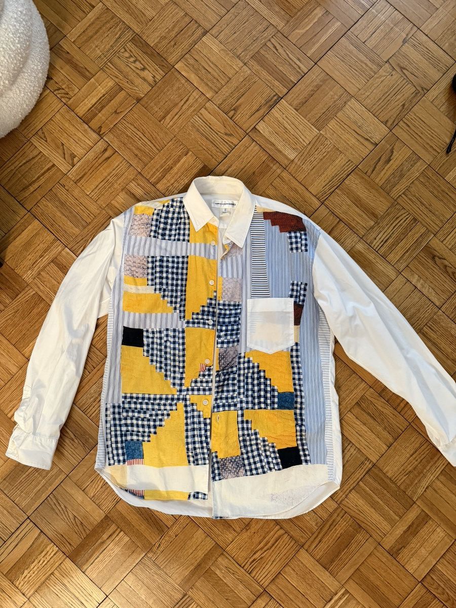 Comme Des Garcons Shirt Comme De Garcons Patterned Shirt Hoodie, Sweatshirt | PodTeesHub.com