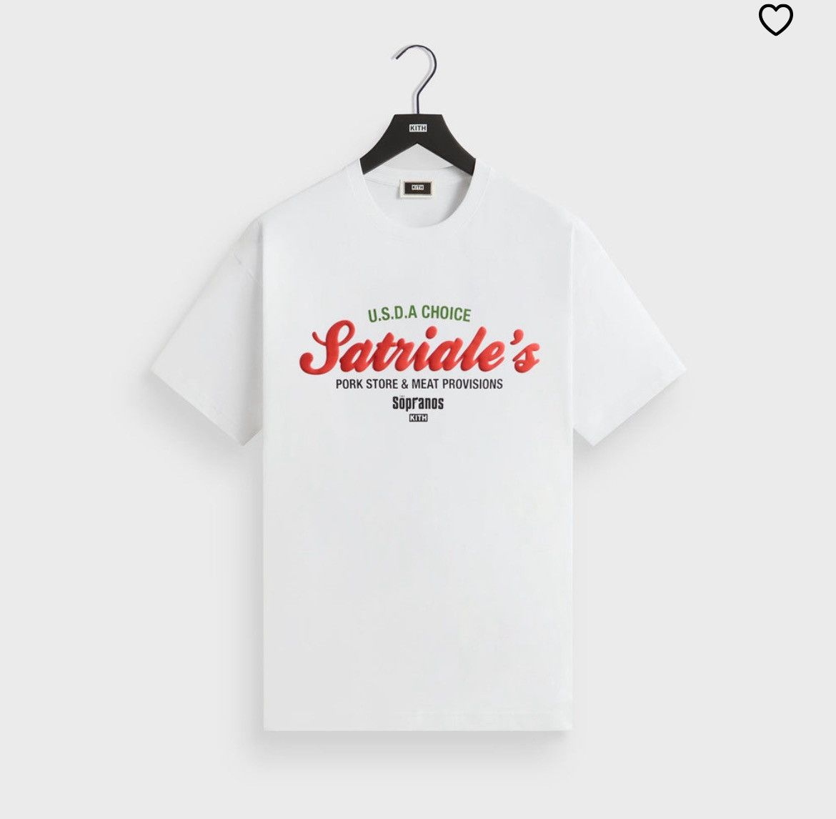 Kith For Sopranos Satriale S Vintage Tee White Xl Hoodie, Sweatshirt | PodTeesHub.com