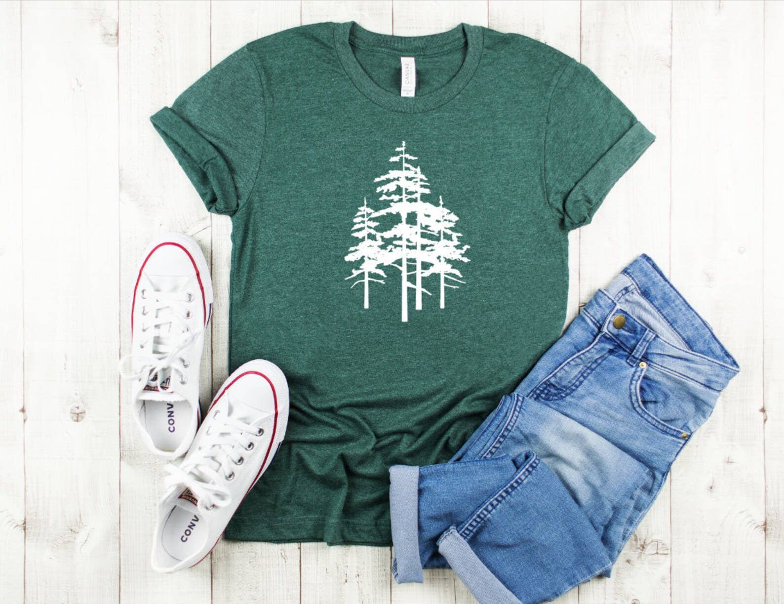 Pine Tree T-Shirt Hoodie, Sweatshirt | PodTeesHub.com