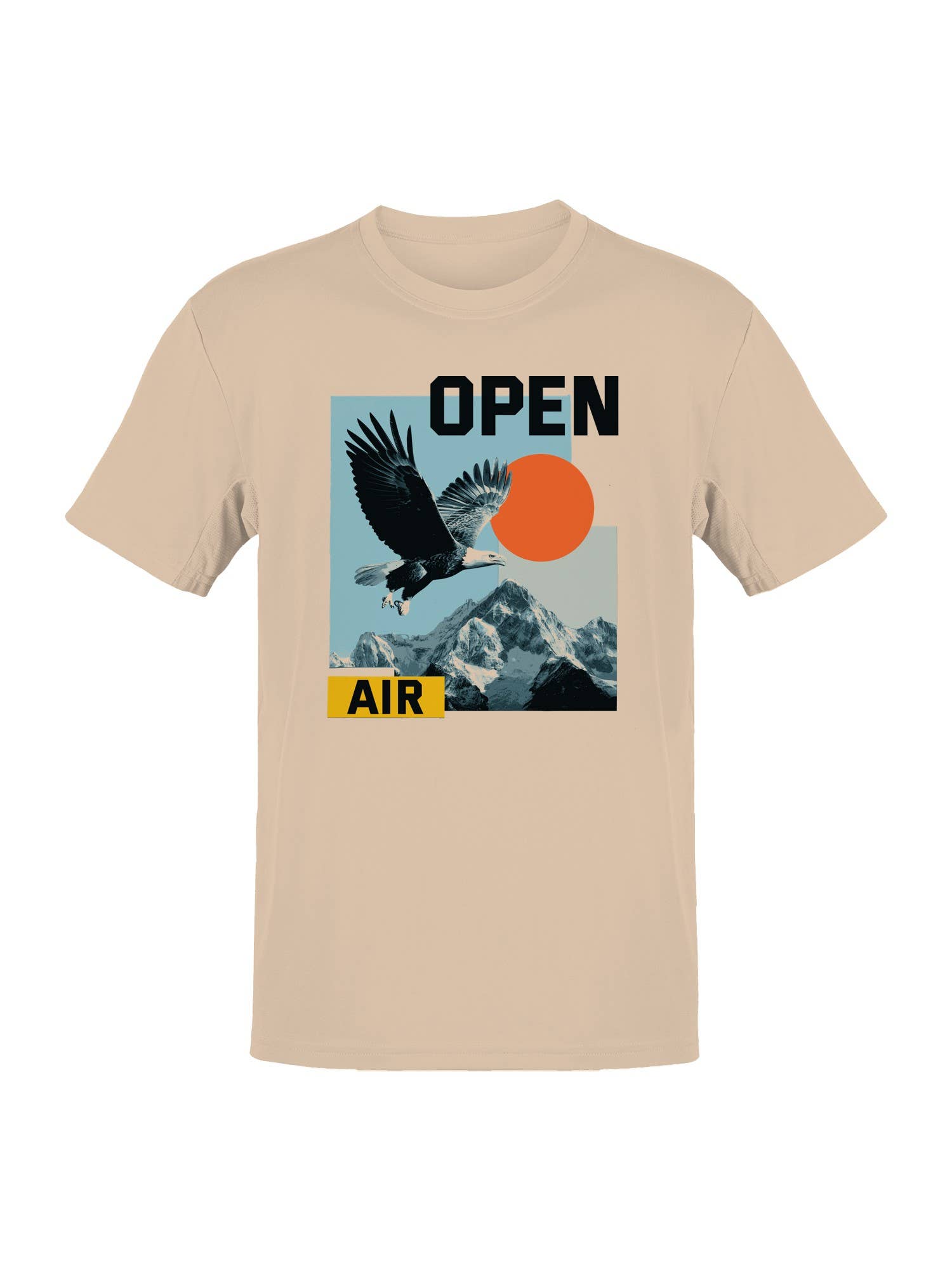 Open Air Eagle Adventure Art Men's T-Shirt Hoodie, Sweatshirt | PodTeesHub.com