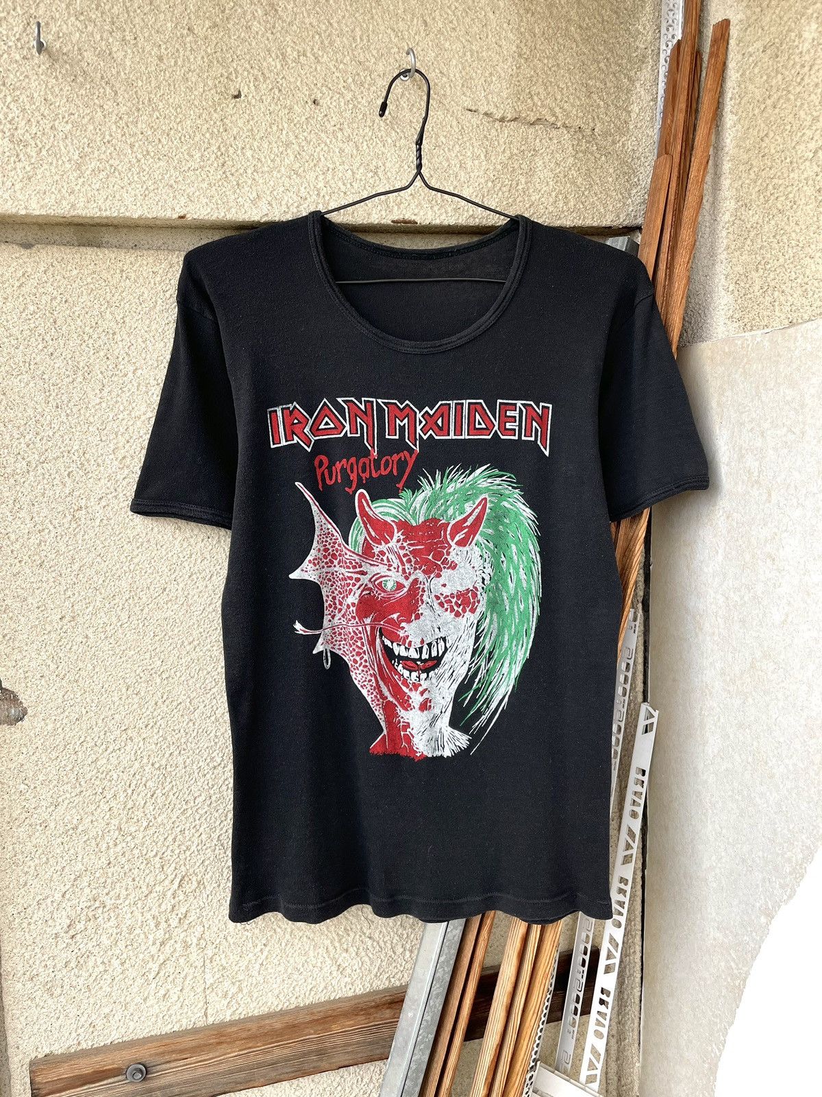 Band Vintage 80s Iron Maiden Purgatory Metal Rock Band T-Shirts, Hoodie, Sweatshirt